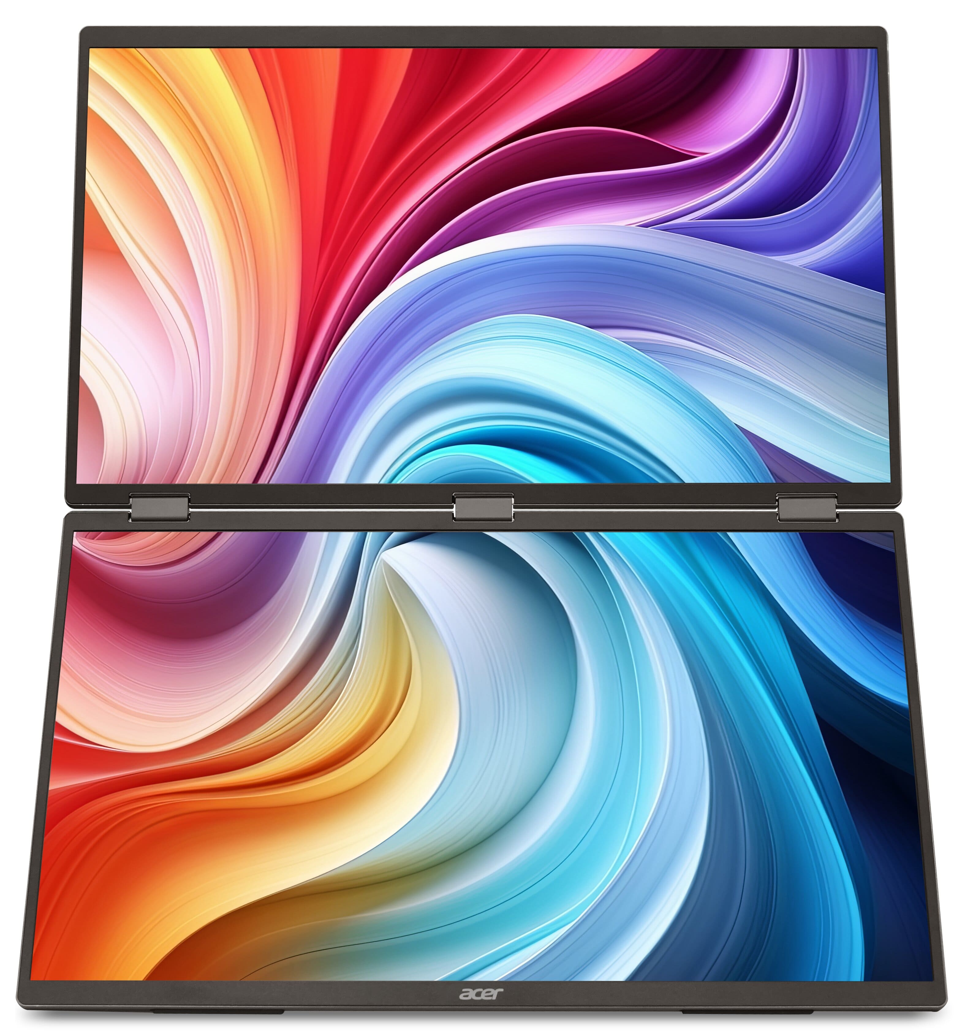 Acer Монітор портативний Dual Portable Acer 18.5" PD193QEbmiuux miniHDMI, 2xUSB-C, MM, IPS, 100Hz, 4ms