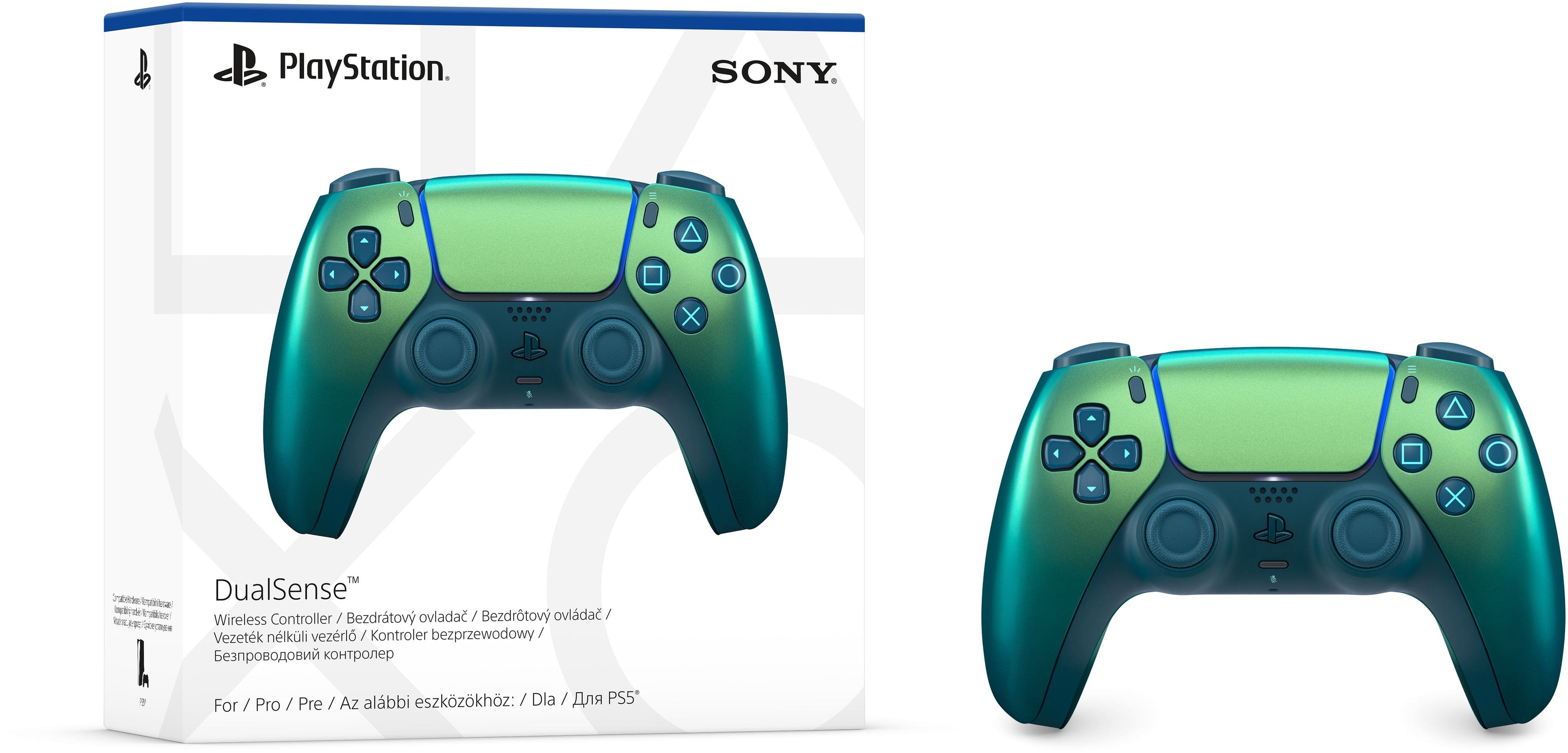PlayStation Геймпад 5 Dualsense BT, Chrome Teal