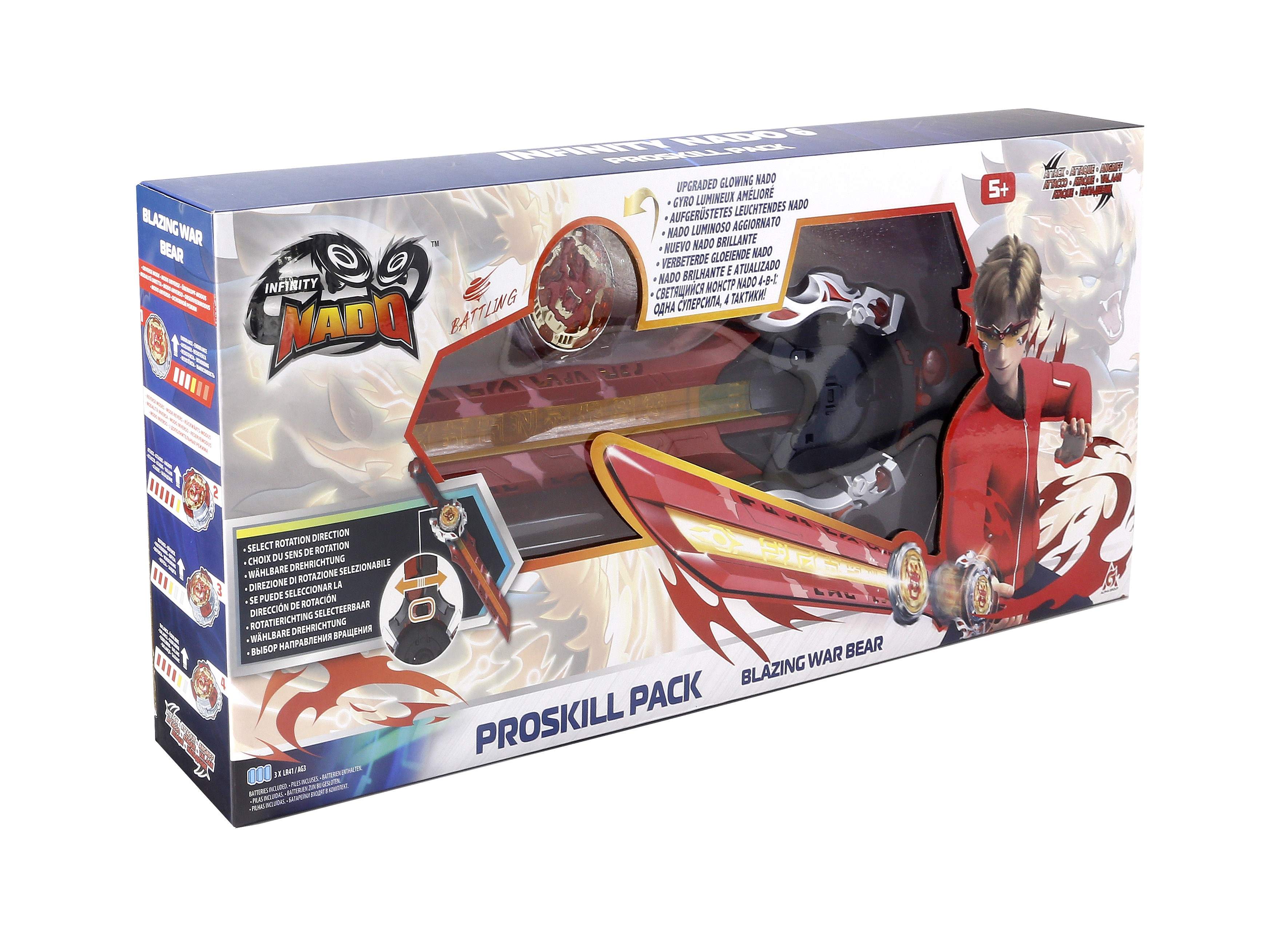 Infinity Nado Дзиґа VI Proskill Pack Палаючий Бойовий Ведмідь (Blazing War Bear)
