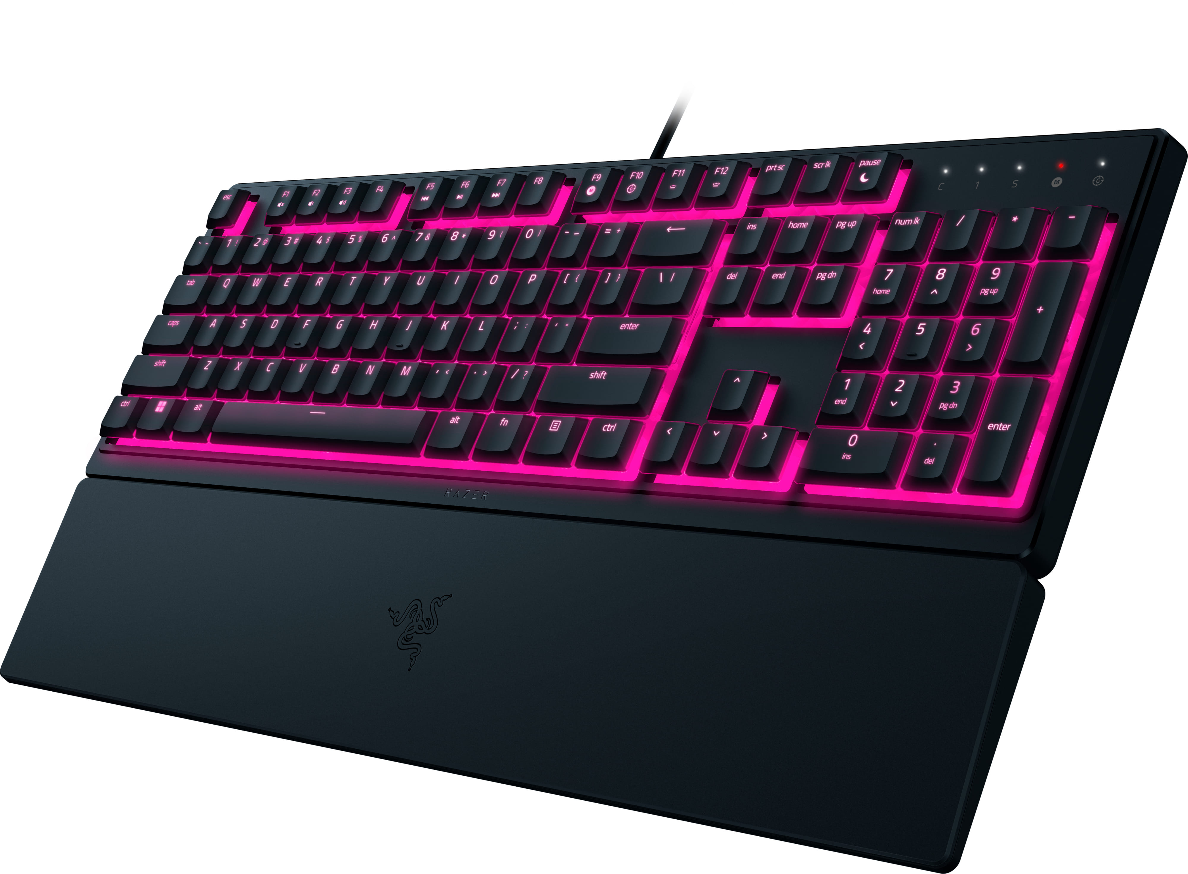 Razer Клавіатура мембранна Ornata V3 X 104key, USB-A, EN/UK, RGB, чорний