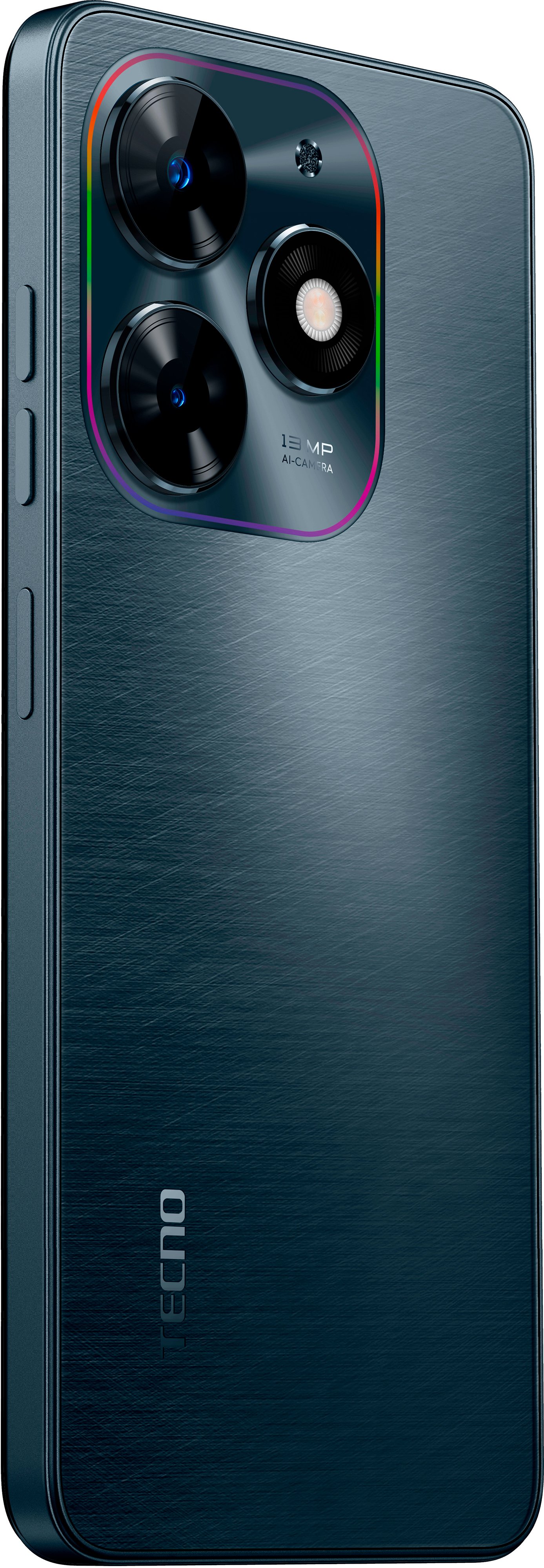 TECNO Смартфон Spark Go 2024 (BG6) 6.56" 3/64ГБ, 2SIM, 5000мА рік, Gravity Black