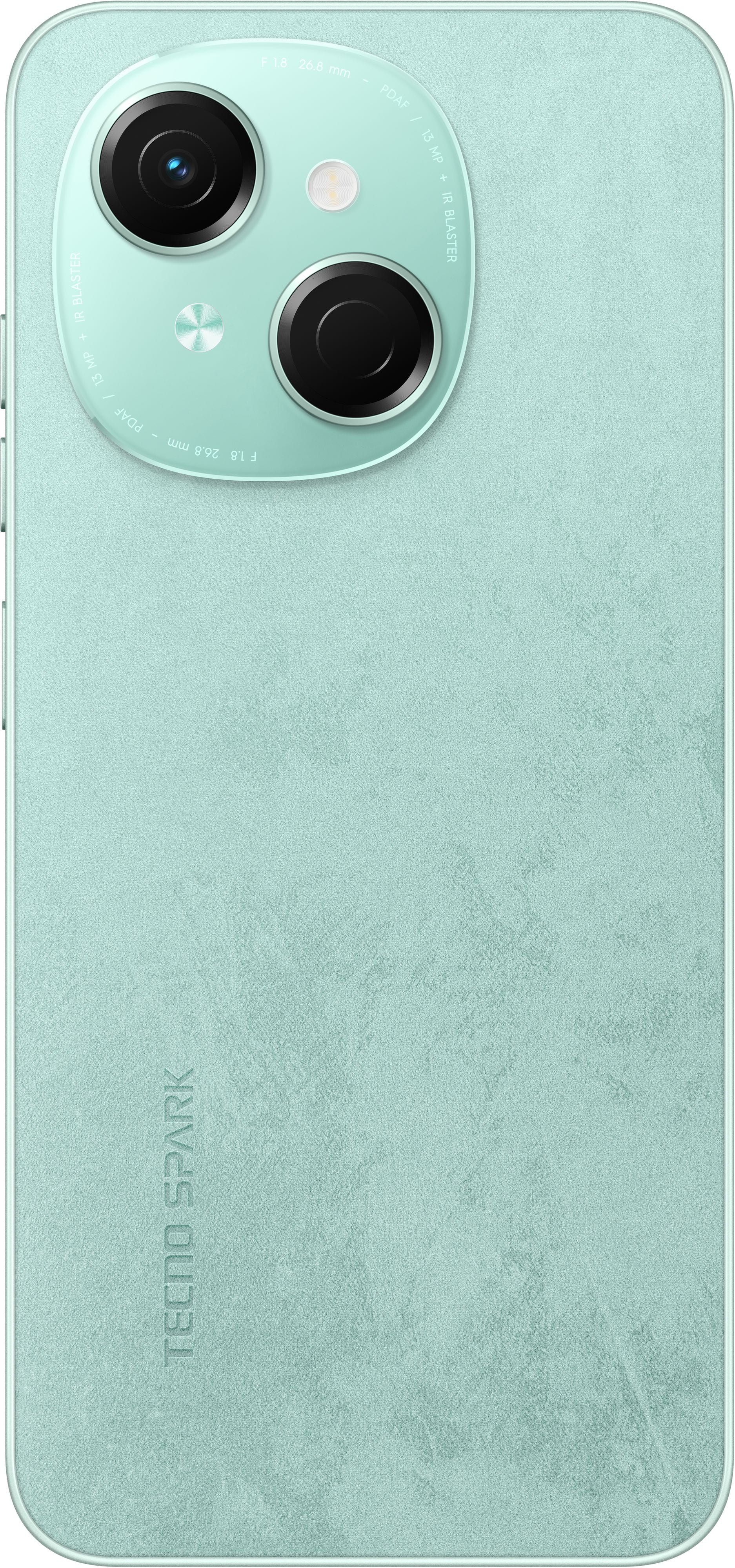 TECNO Смартфон Spark Go 1 (KL4) 6.67" 3/128ГБ, 2SIM, 5000мА•год, Magic Skeen Green