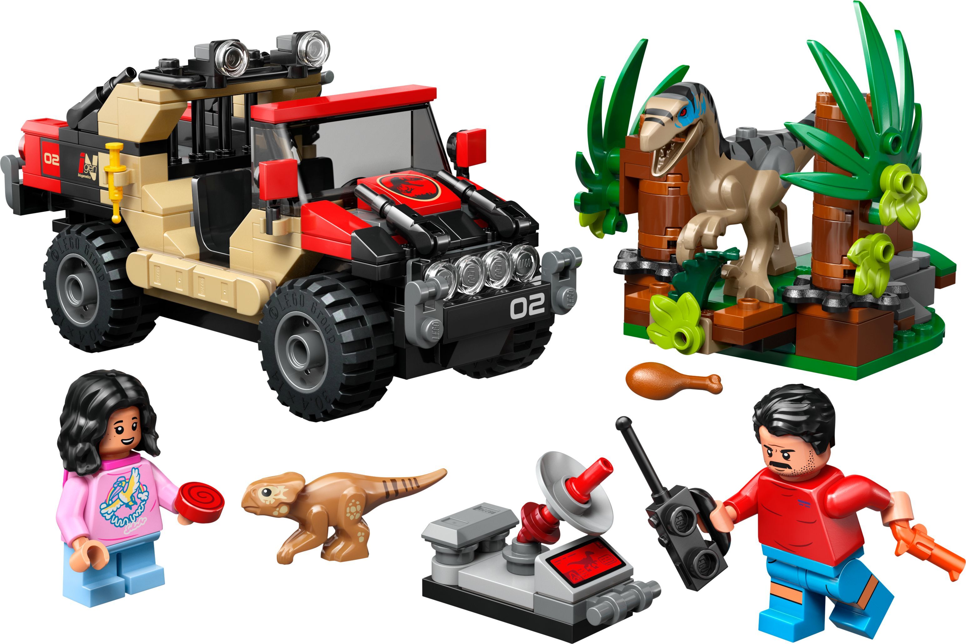 LEGO Конструктор LEGO Jurassic World Потік по бездоріжжю від раптора
