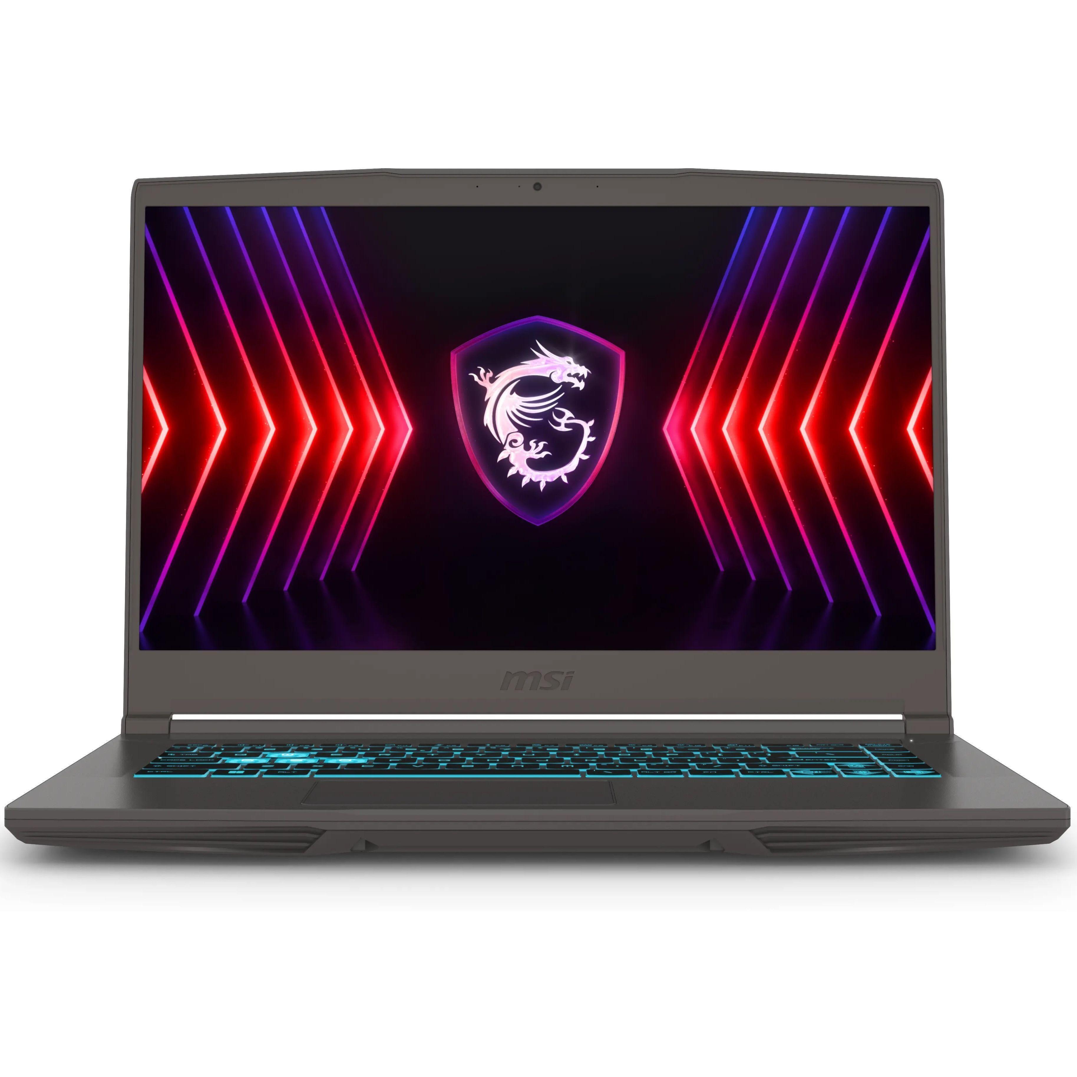 MSI Ноутбук MSI Thin B12VE 15.6 FHD, Intel i7-12650H, 16GB, F1TB, NVD4050-6, DOS, чорний