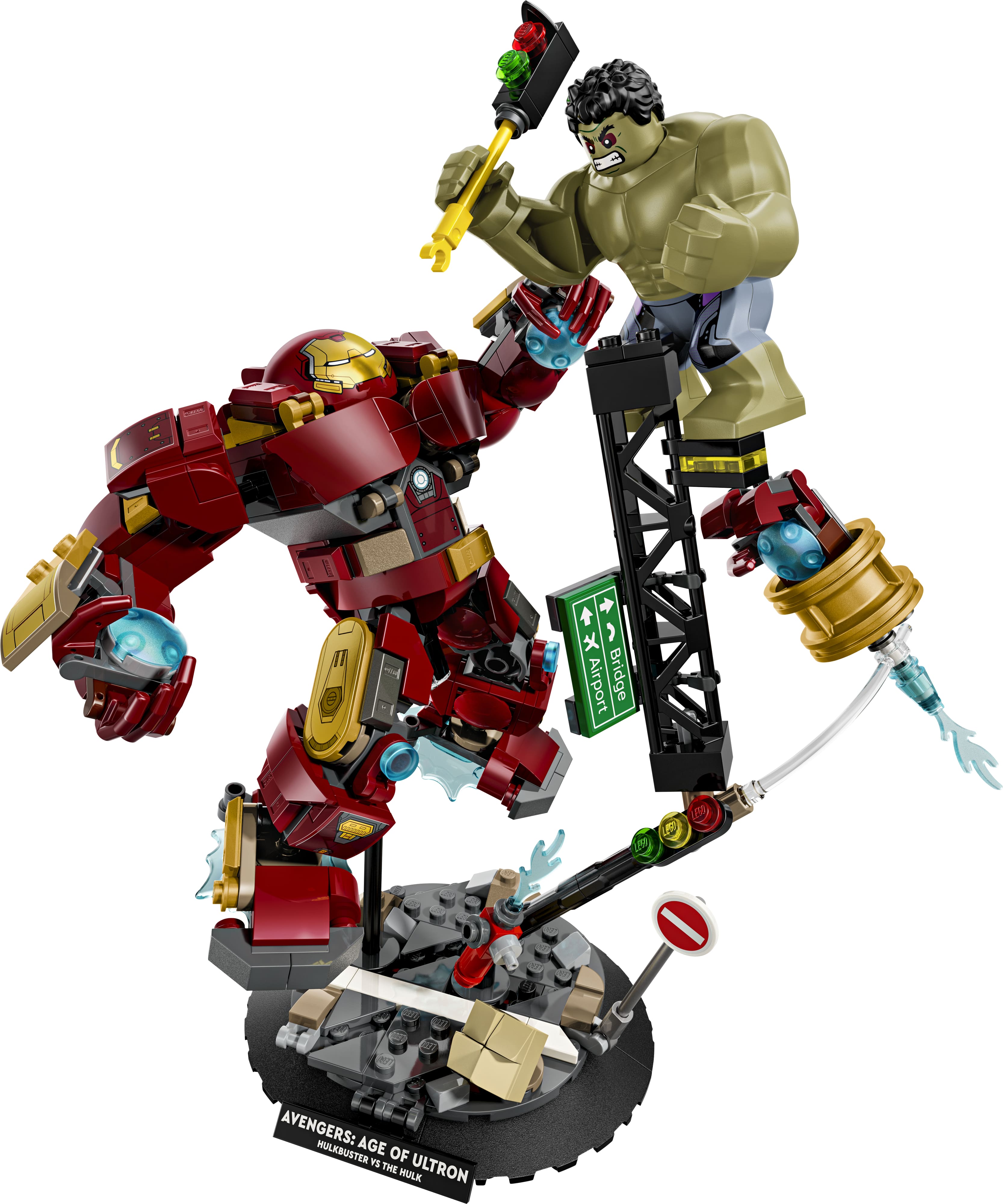 LEGO Конструктор LEGO Super Heroes Легендарна битва: Халкбастер vs. Халк