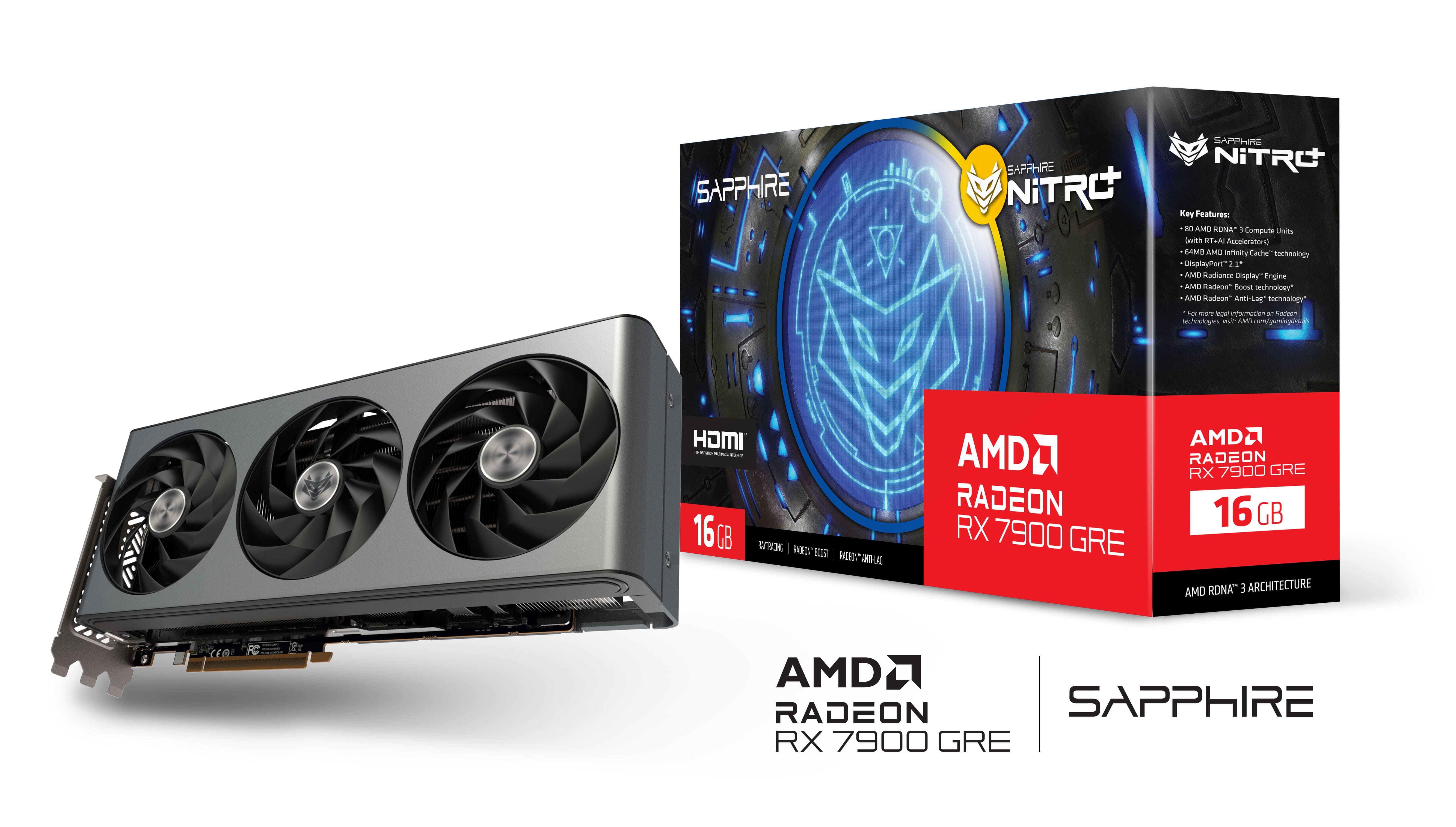 SAPPHIRE Відеокарта Radeon RX 7900 GRE 16GB GDDR6 Nitro+ GAMING OC