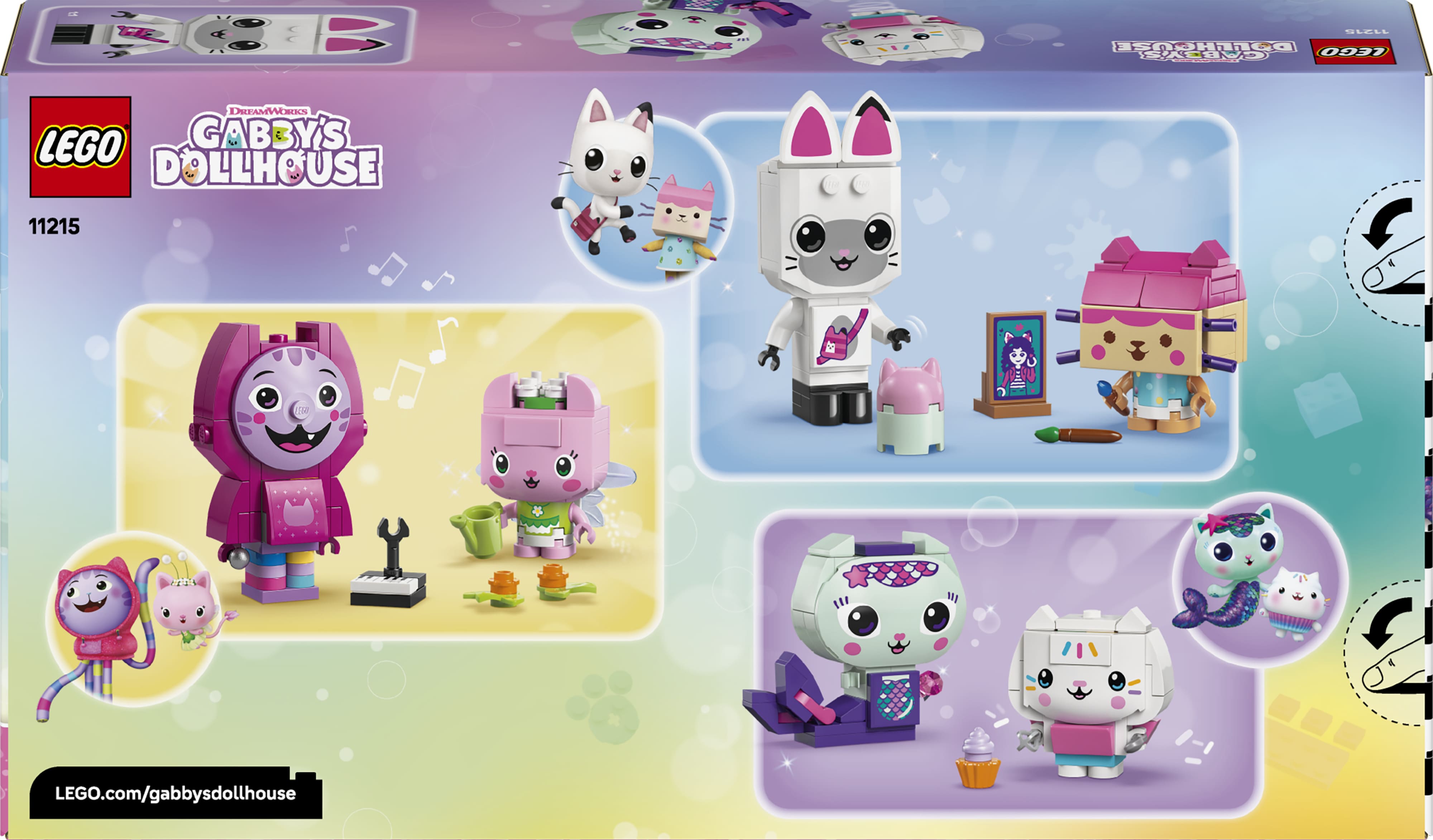 LEGO Конструктор LEGO Gabby's Dollhouse Друзі-коти Ґаббі з кубиків LEGO Конструктор LEGO Gabby's Dollhouse Друзі-коти Ґаббі з кубиків