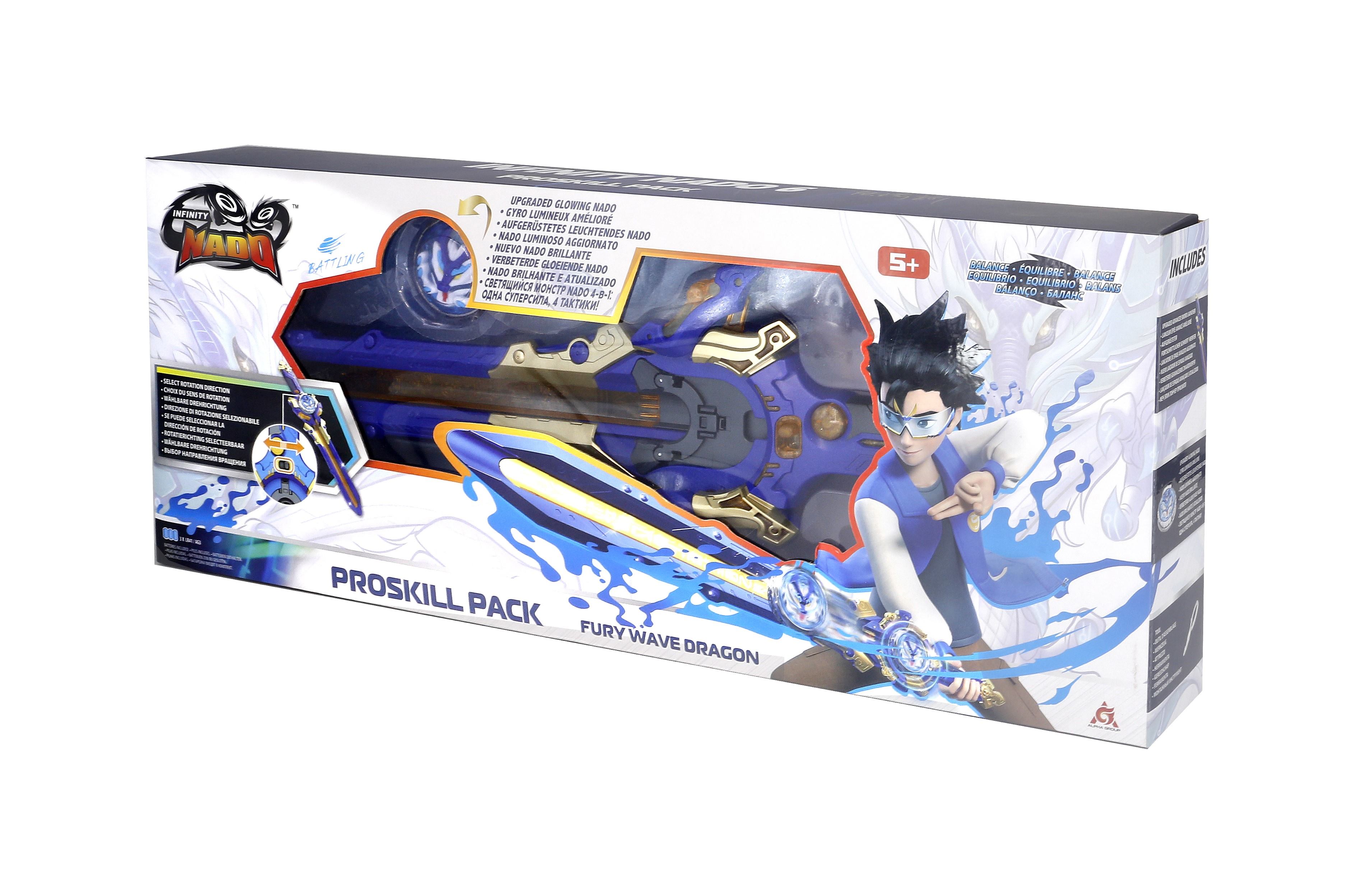 Infinity Nado Дзиґа VI Proskill Pack Лютий Дракон (Fury Wave Dragon)