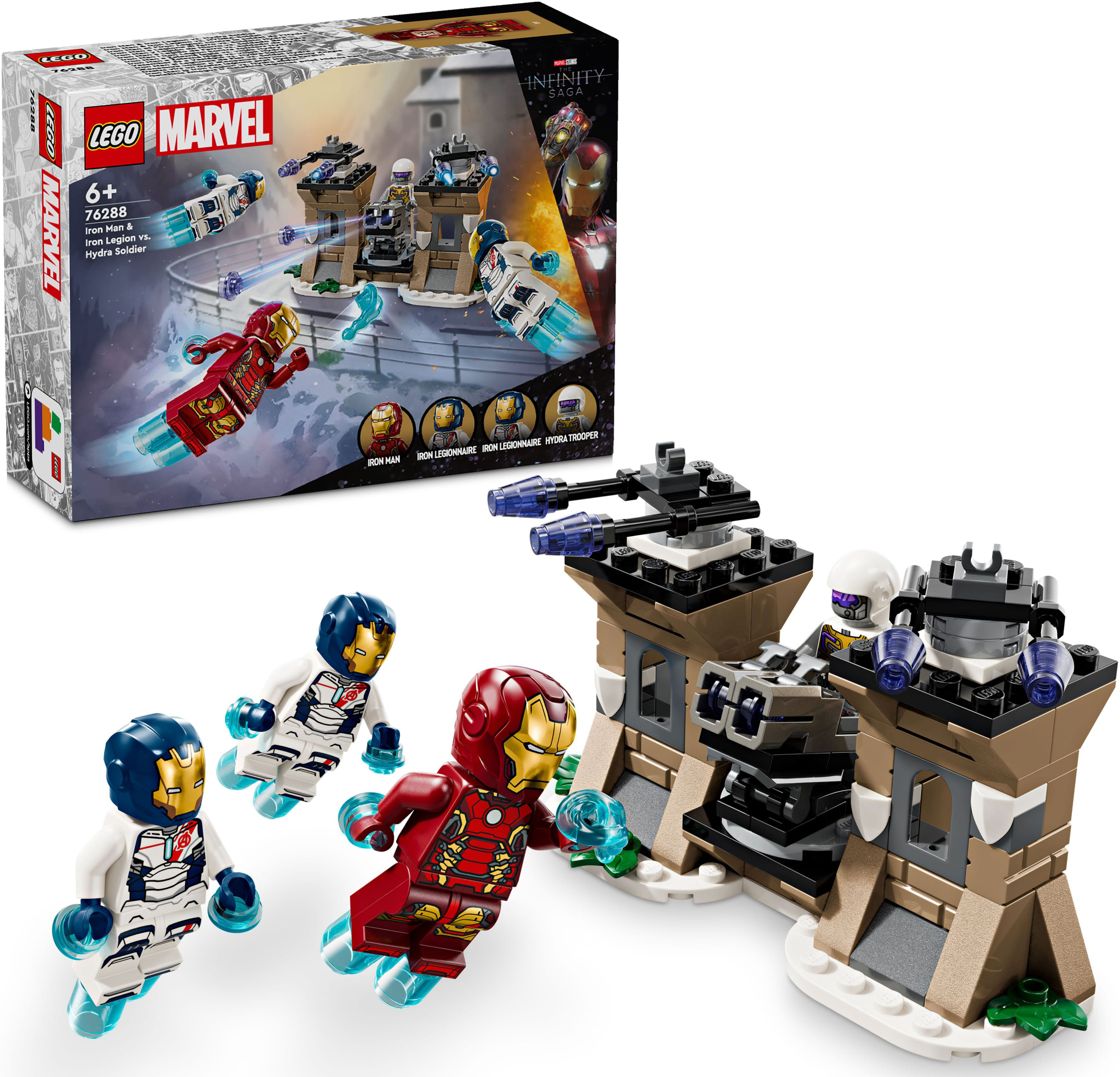 LEGO Конструктор Marvel Залізна Людина та Залізний легіон проти солдата Гідрі