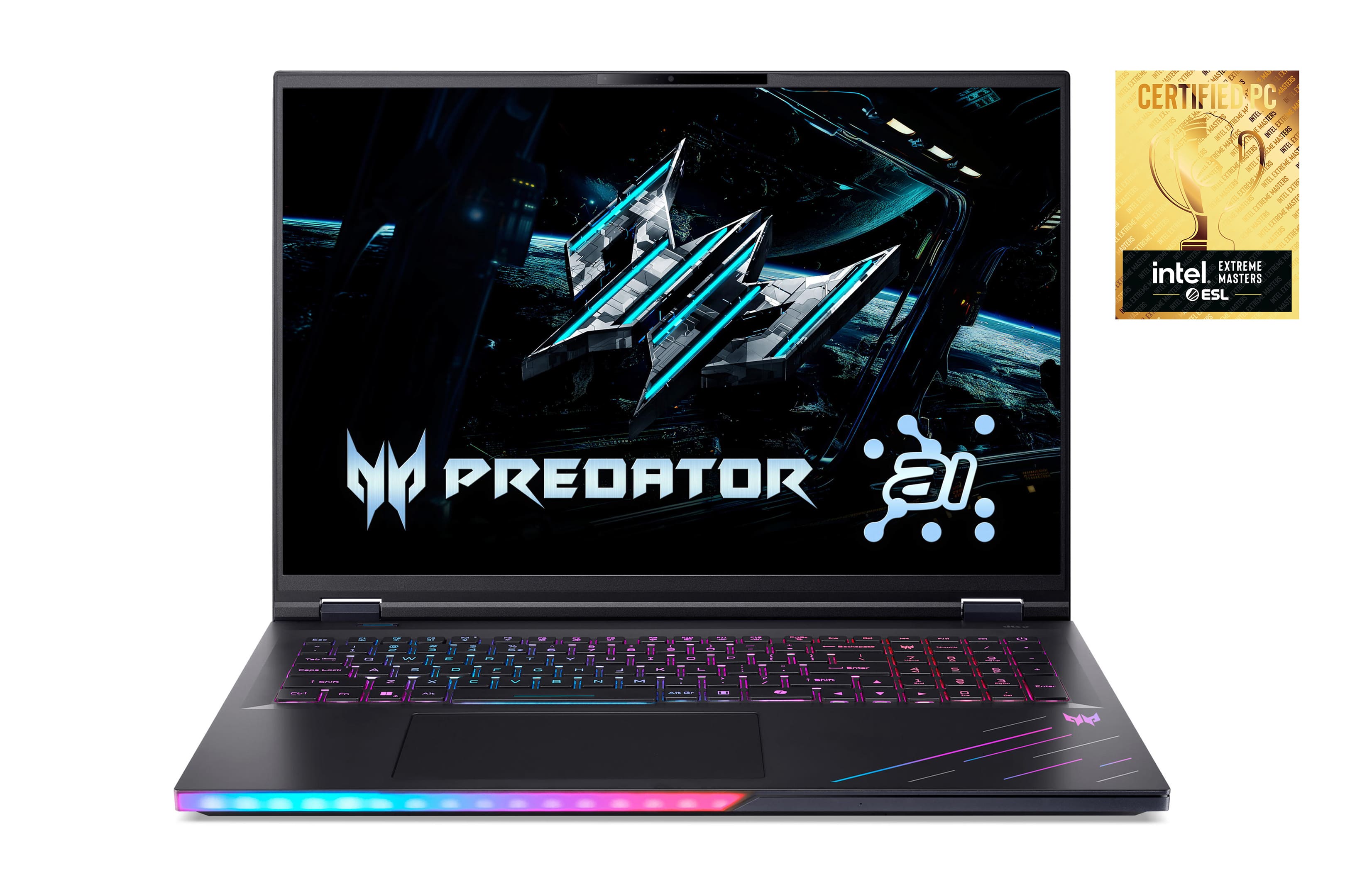 Acer Ноутбук Predator Helios 18 PH18-73 18" WQXGA IPS, Intel U9-275HX, 64GB, F2TB, NVD5080-16, Lin, чорний