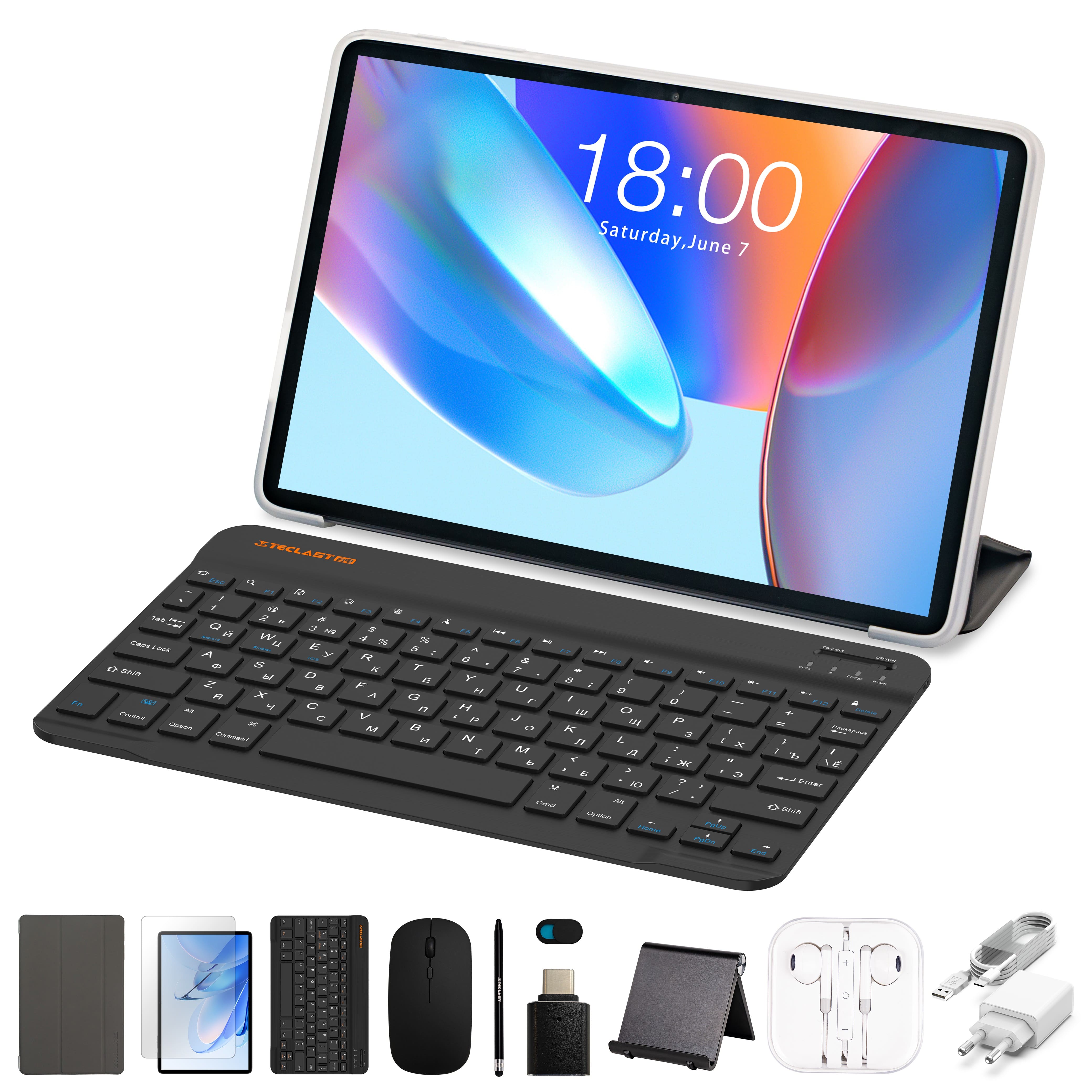 TECLAST Планшет P33 KIT 10,1" 3ГБ, 64ГБ, 6000мА•год, Android, блакитний TECLAST Планшет P33 KIT 10,1" 3ГБ, 64ГБ, 6000мА•год, Android, блакитний