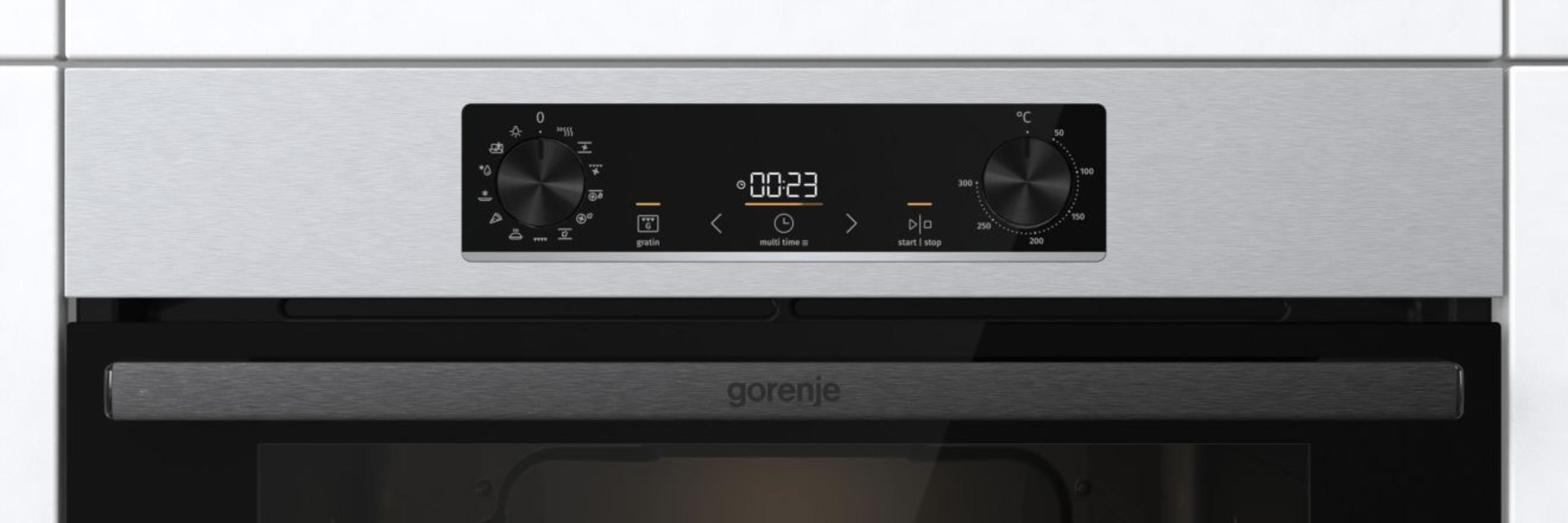 Gorenje Духова шафа електрична, 77л, A, нерж Gorenje Духова шафа електрична, 77л, A, нерж