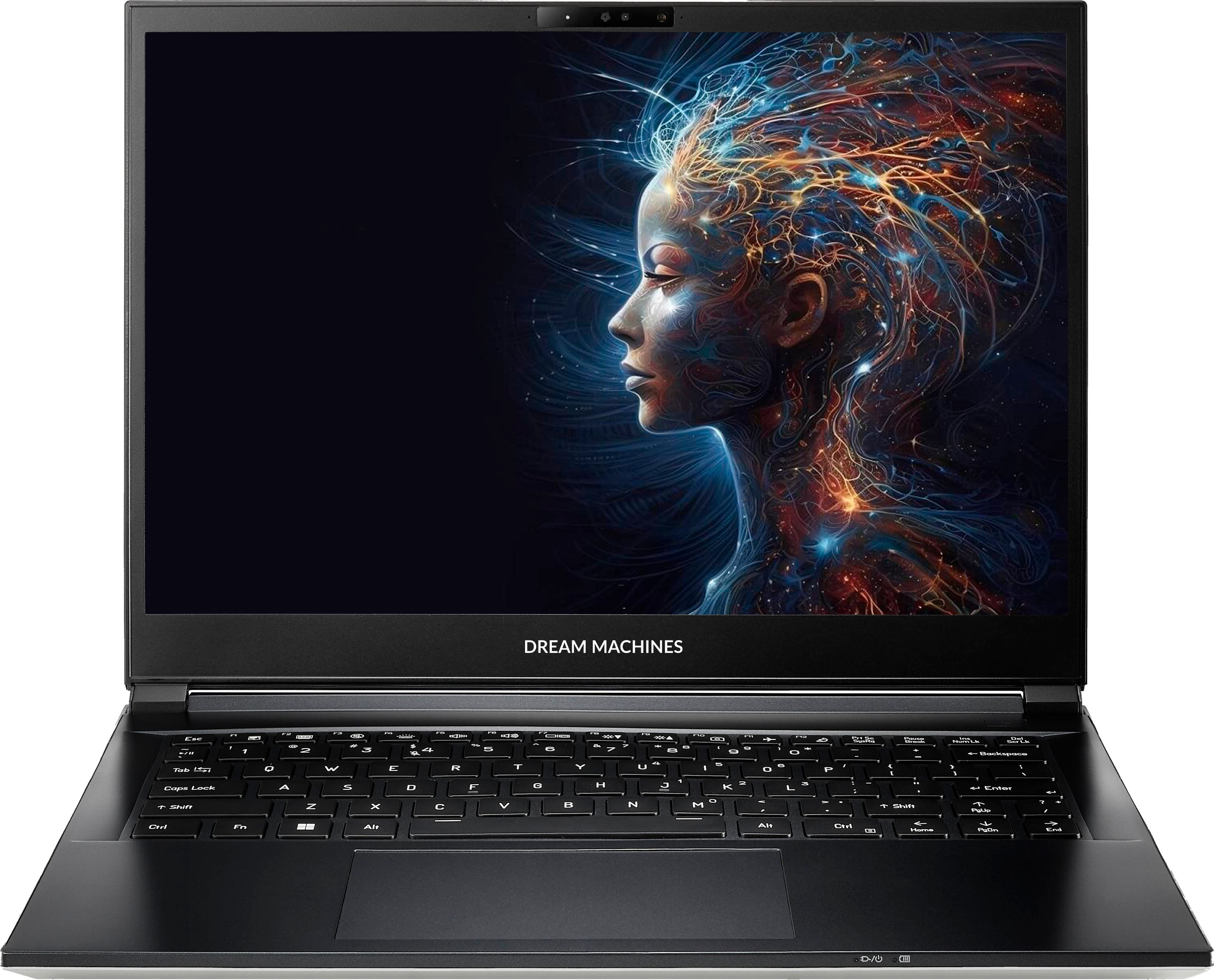 Dream Machines Ноутбук RG4060-14 14QHD+ IPS, Intel Ultra 7-155H, 32GB, F1TB, NVD4060-8, DOS, чорний