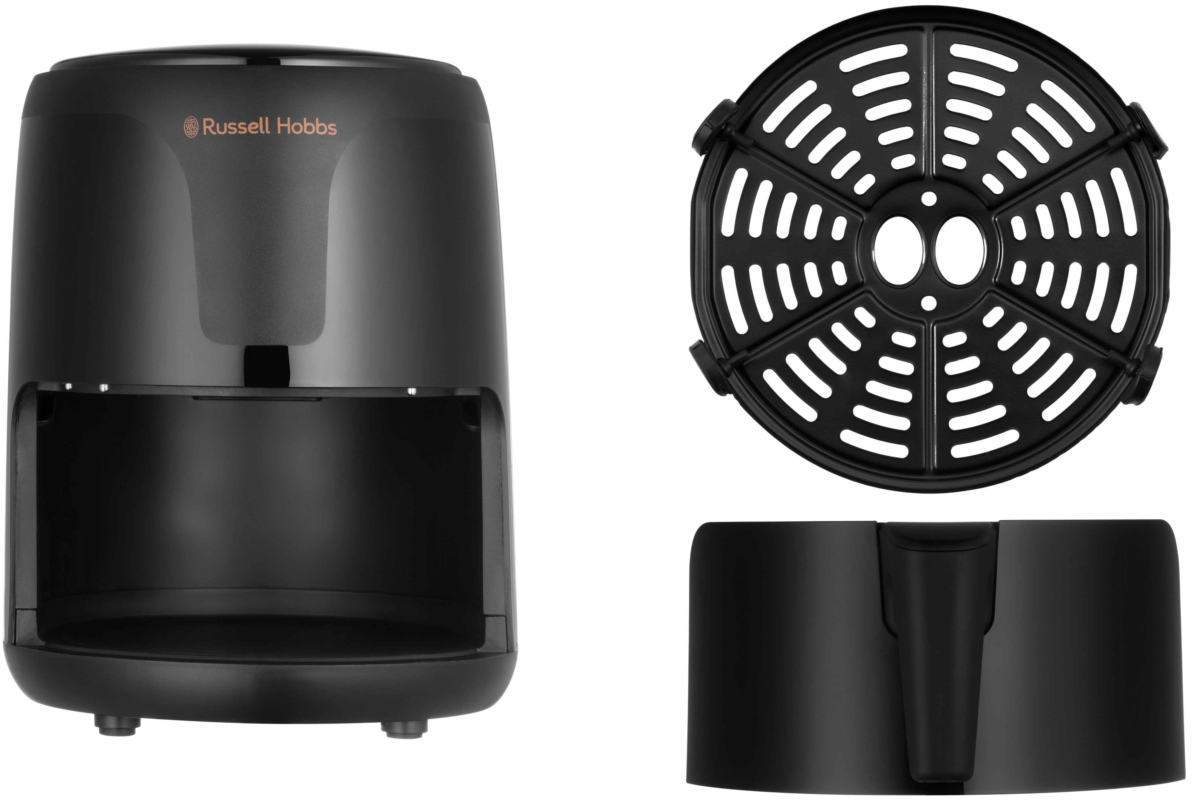 Russell Hobbs Мультипіч SatisFry Air Small, 1100Вт, чаша-1.8л, сенсорне керув., алюміній/пластик,чорний