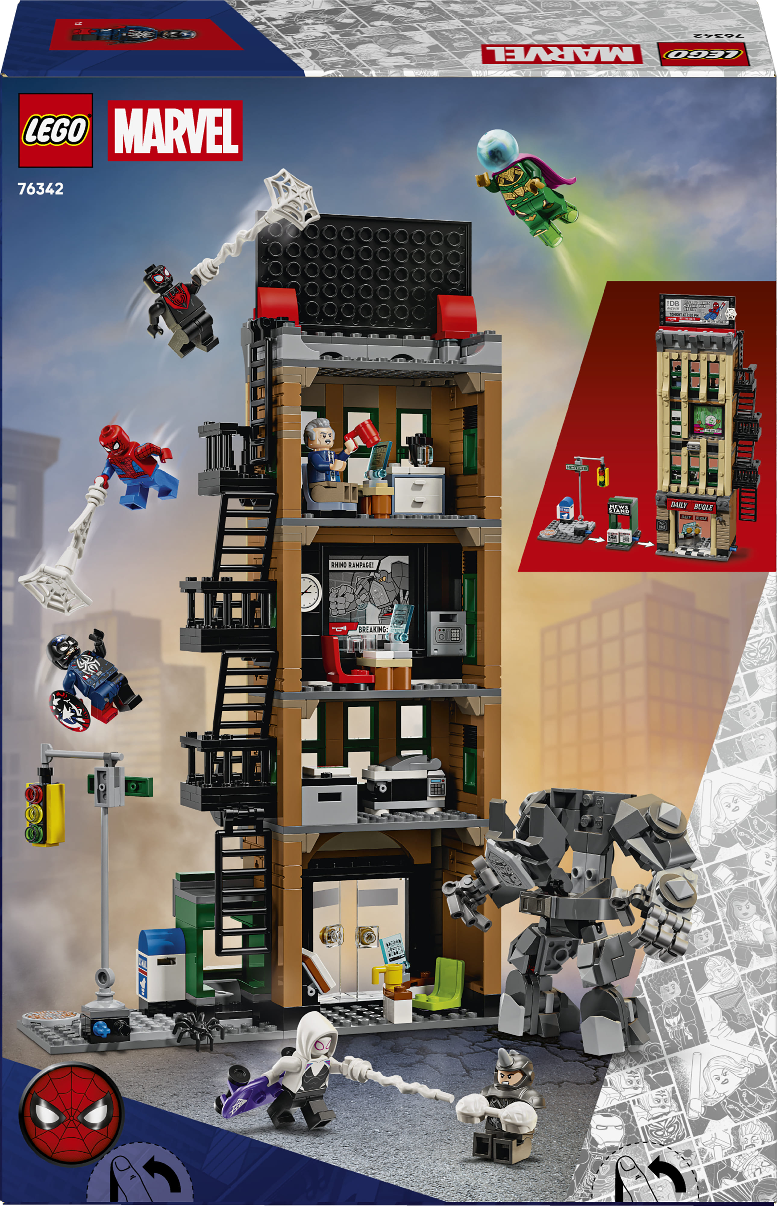 LEGO Конструктор LEGO Super Heroes Людина-павук проти Містеріо: Дейлі Б'юґл