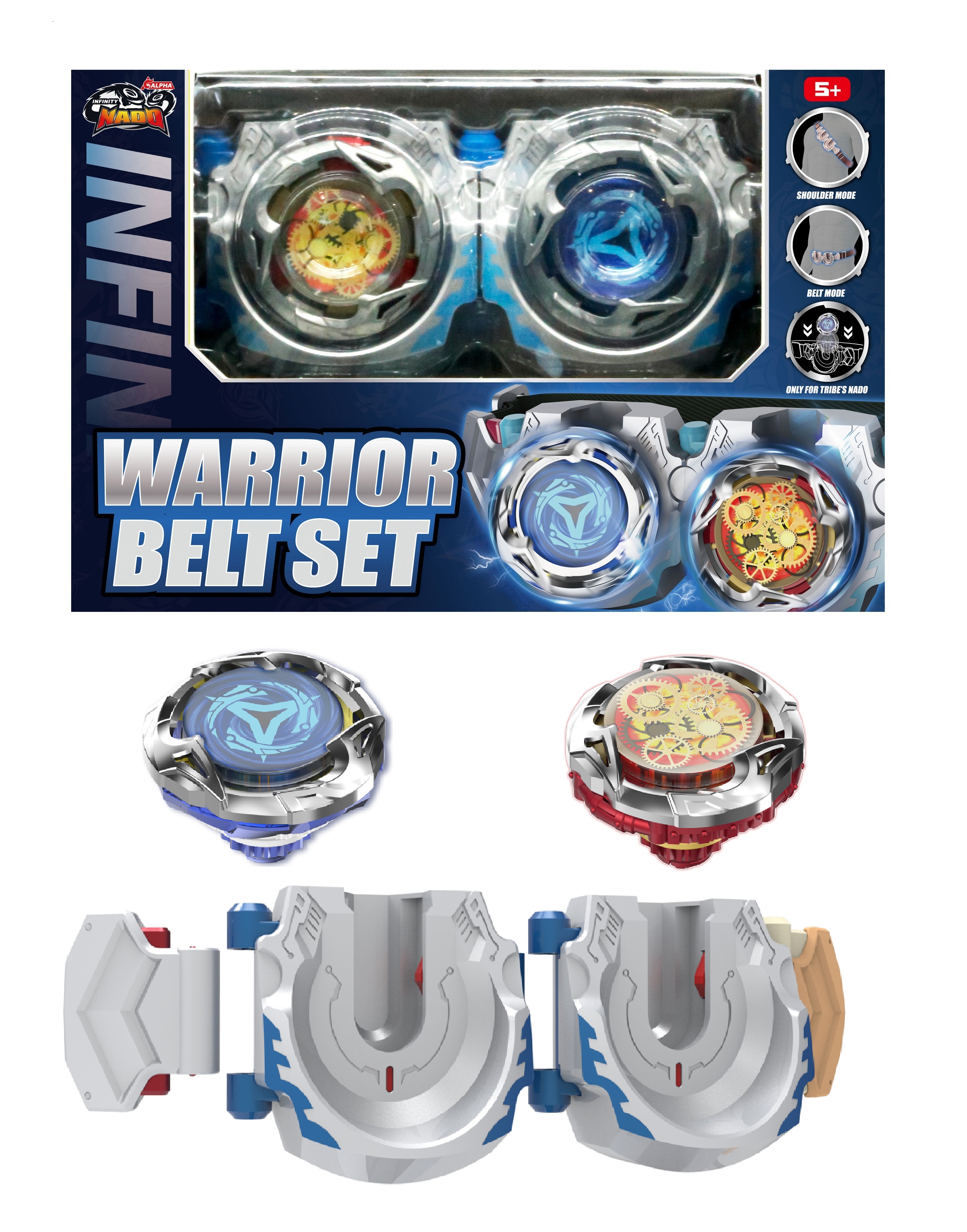 Infinity Nado Набір VII Belt set Штормовий удар і Вогняне Колесо (Storm Slash, Inferno Wheel)
