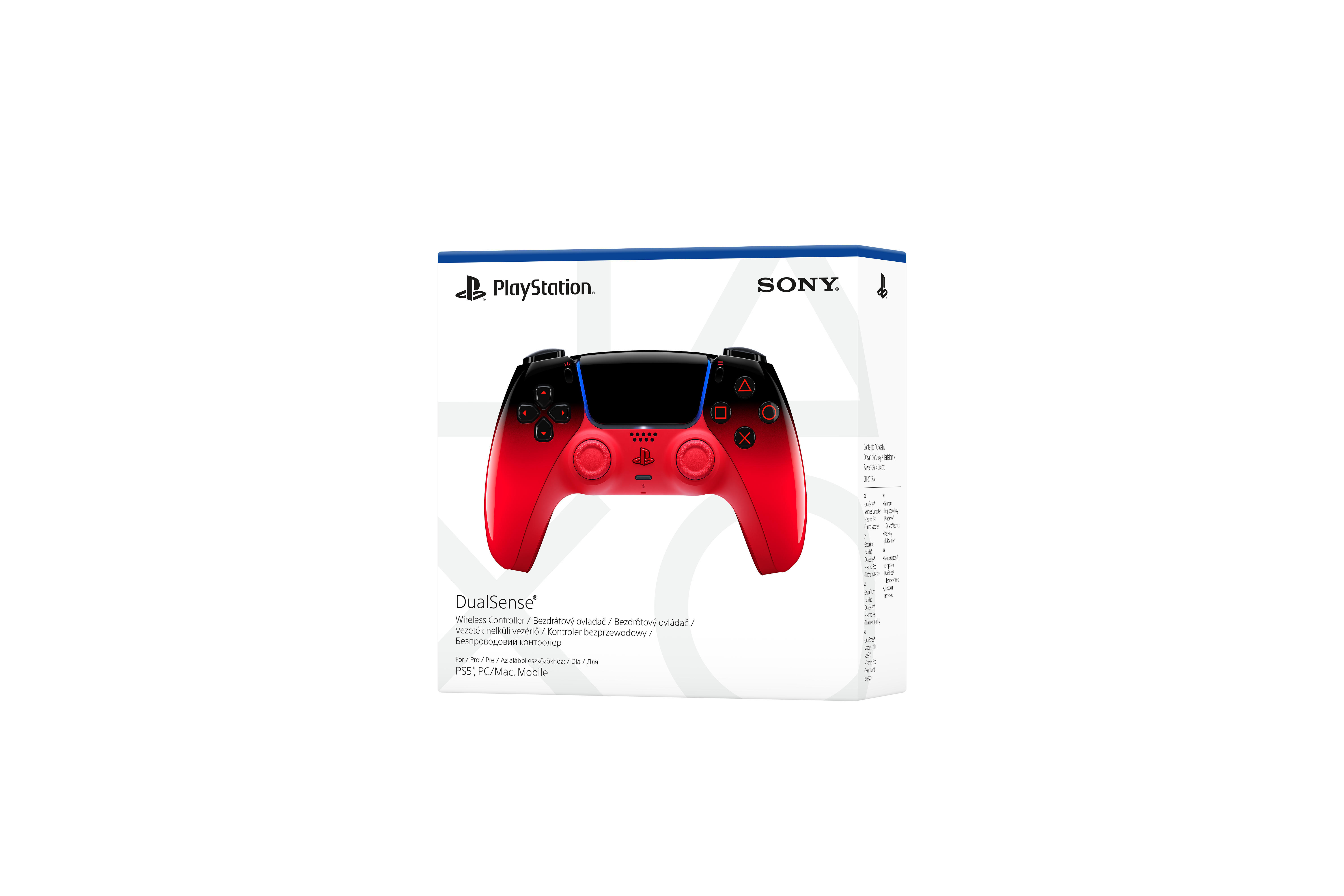 PlayStation Геймпад 5 Dualsense BT, Techno Red