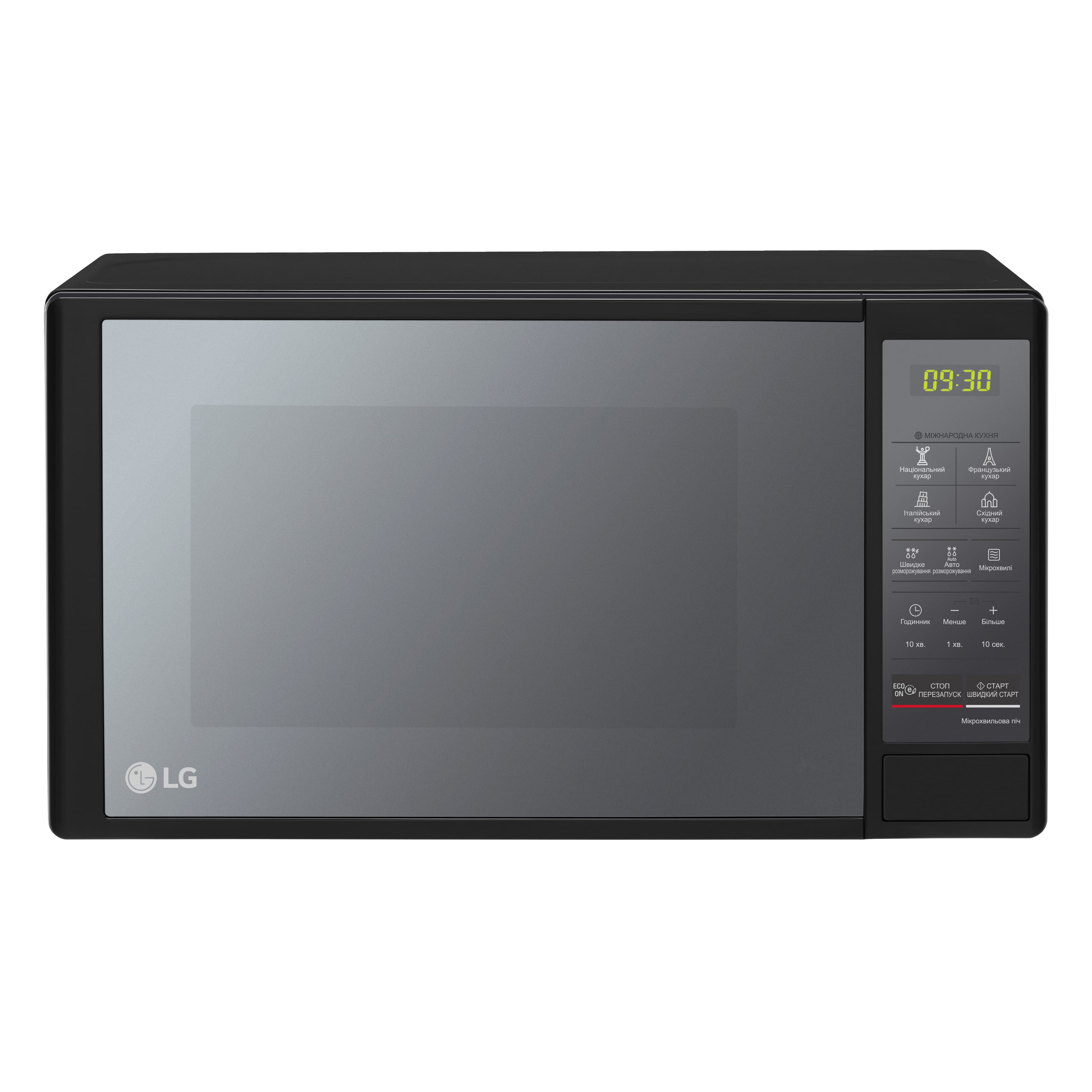 LG Мікрохвильова піч, 20л, електрон. керування, 700Вт, дисплей, чорний