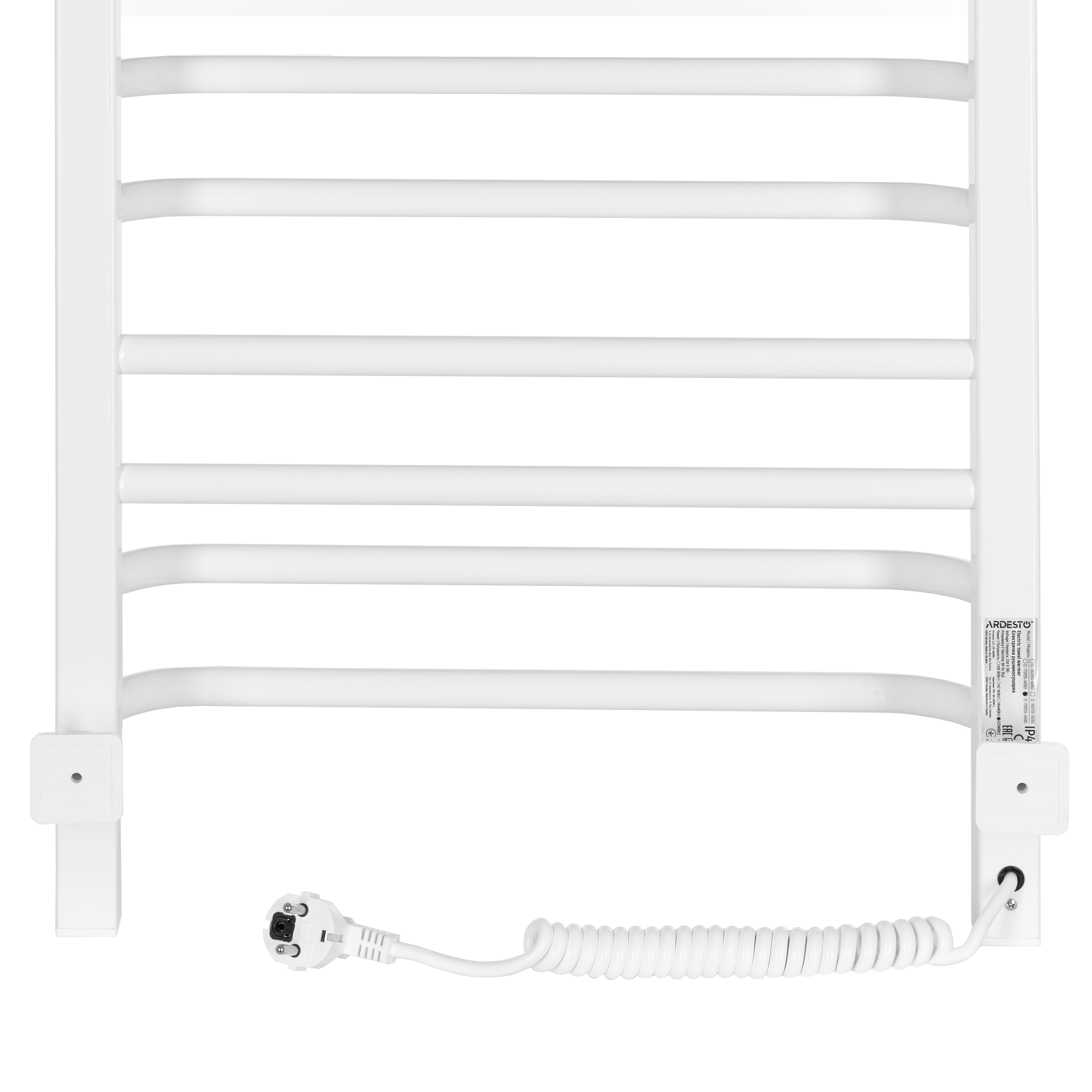 ARDESTO Рушникосушка ARDESTO електрична Star GR, 800x480х161мм, таймер-регулятор Wi-Fi, сталь,ліве підключення, білий ARDESTO Рушникосушка ARDESTO електрична Star GR, 800x480х161мм, таймер-регулятор Wi-Fi, сталь,ліве підключення, білий