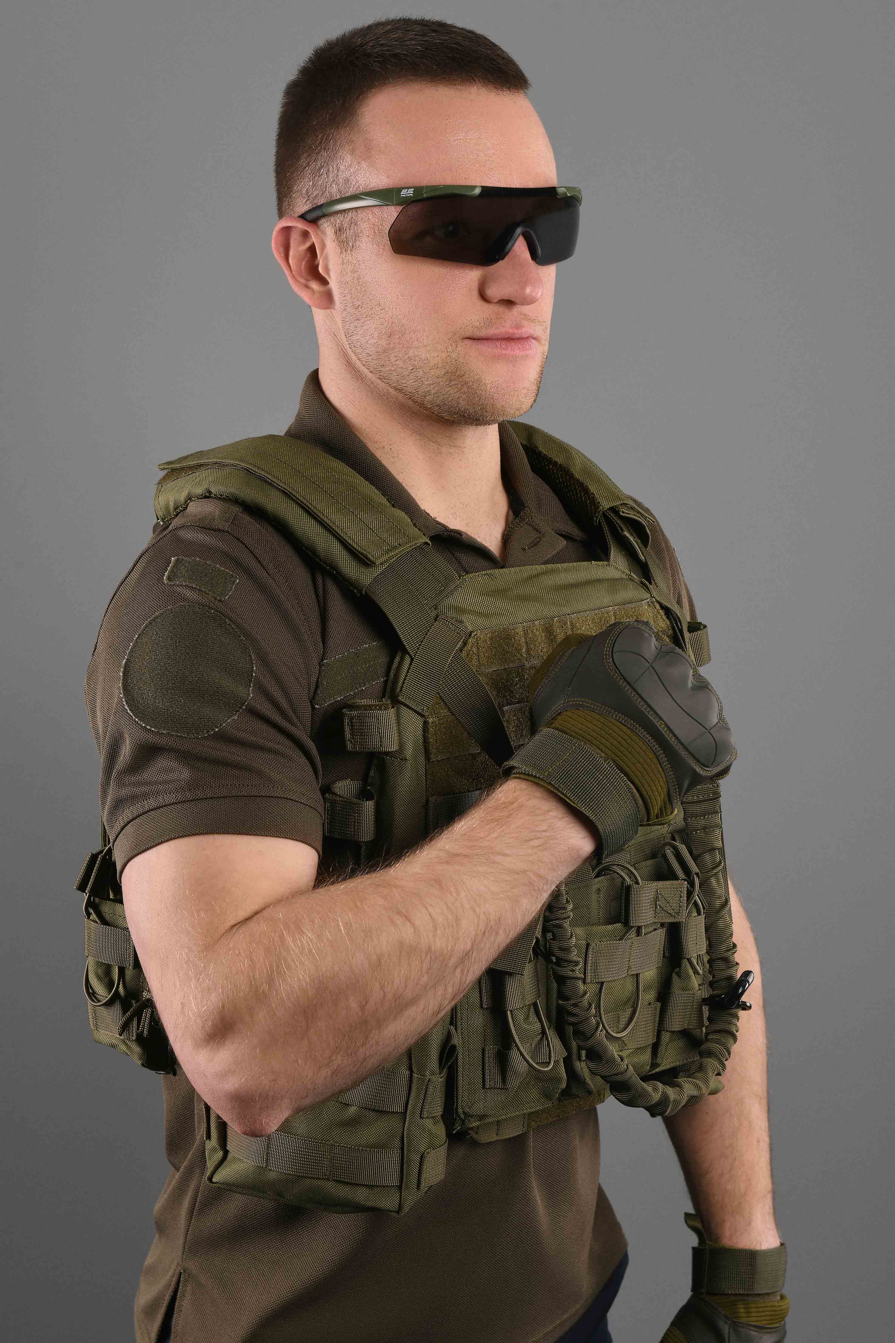2E Tactical Рукавиці тактичні, Sensor Touch L, хакі 2E Tactical Рукавиці тактичні, Sensor Touch L, хакі