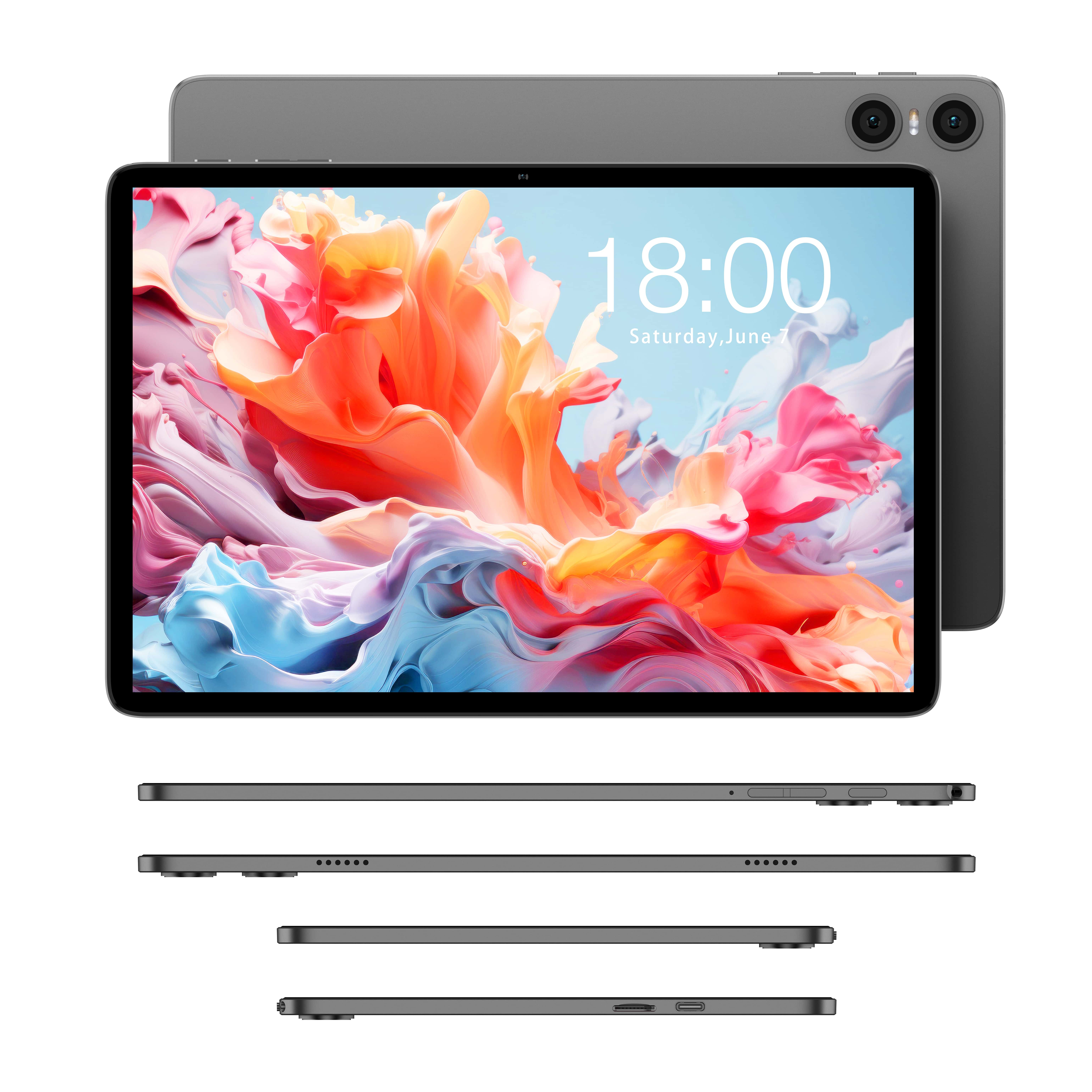 TECLAST Планшет P30T KIT 10,1" 4ГБ, 128ГБ, 6000мА рік, Android, сірий