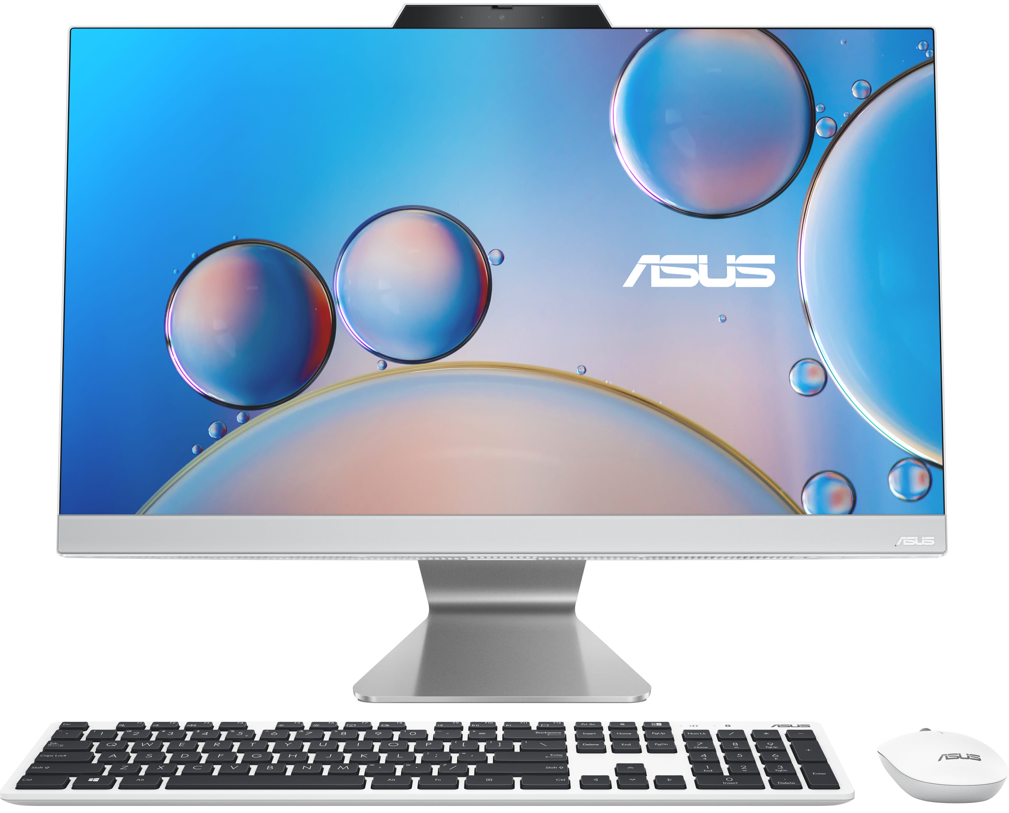 ASUS Комп'ютер персональний моноблок A3402WVAK-WPC0950 23.8" FHD AG, Intel 5-120U, 16GB, F512GB, UMA, WiFi, кл+м, без ОС, білий