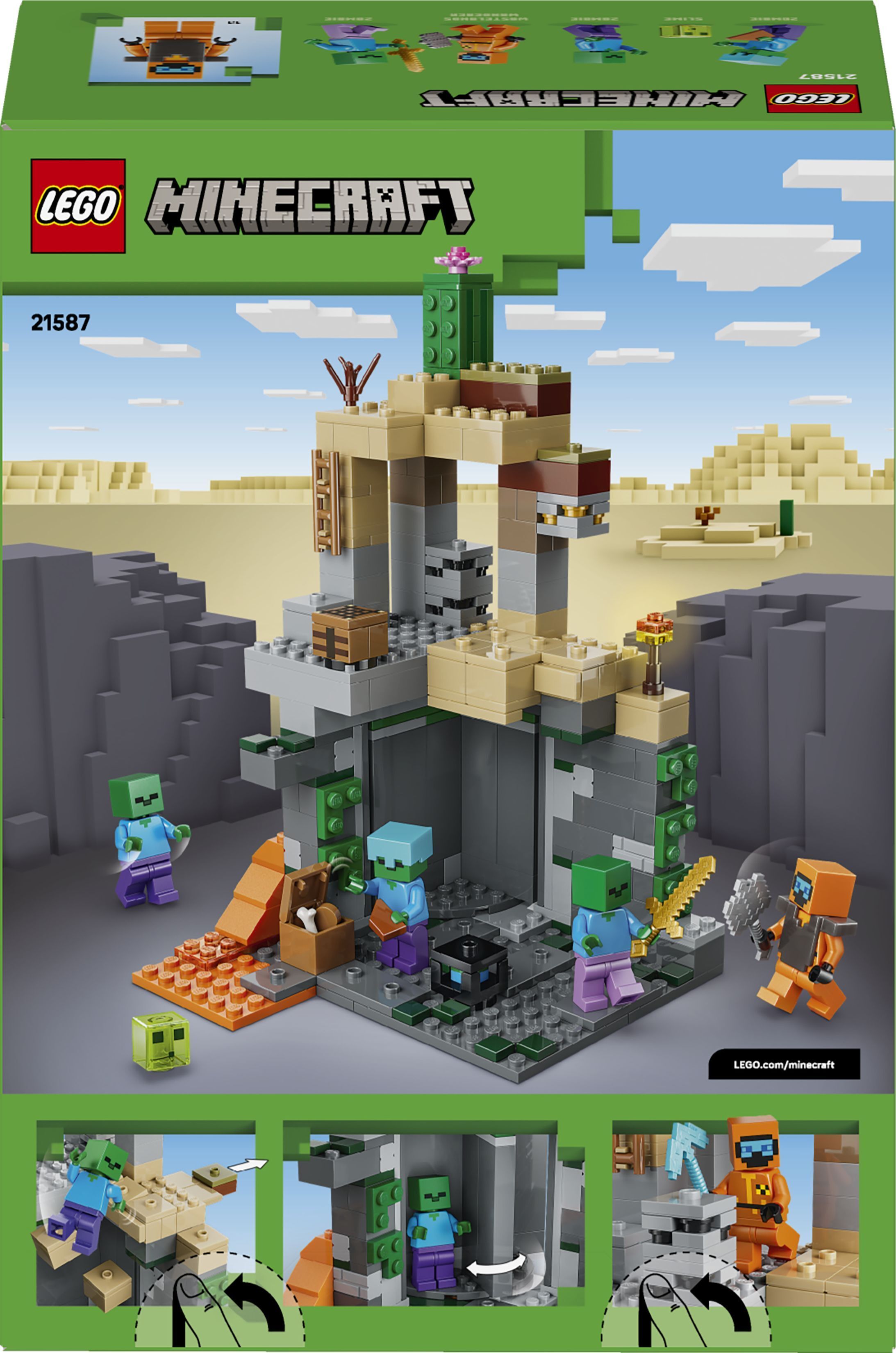 LEGO Конструктор LEGO Minecraft Підземелля зомби LEGO Конструктор LEGO Minecraft Підземелля зомби