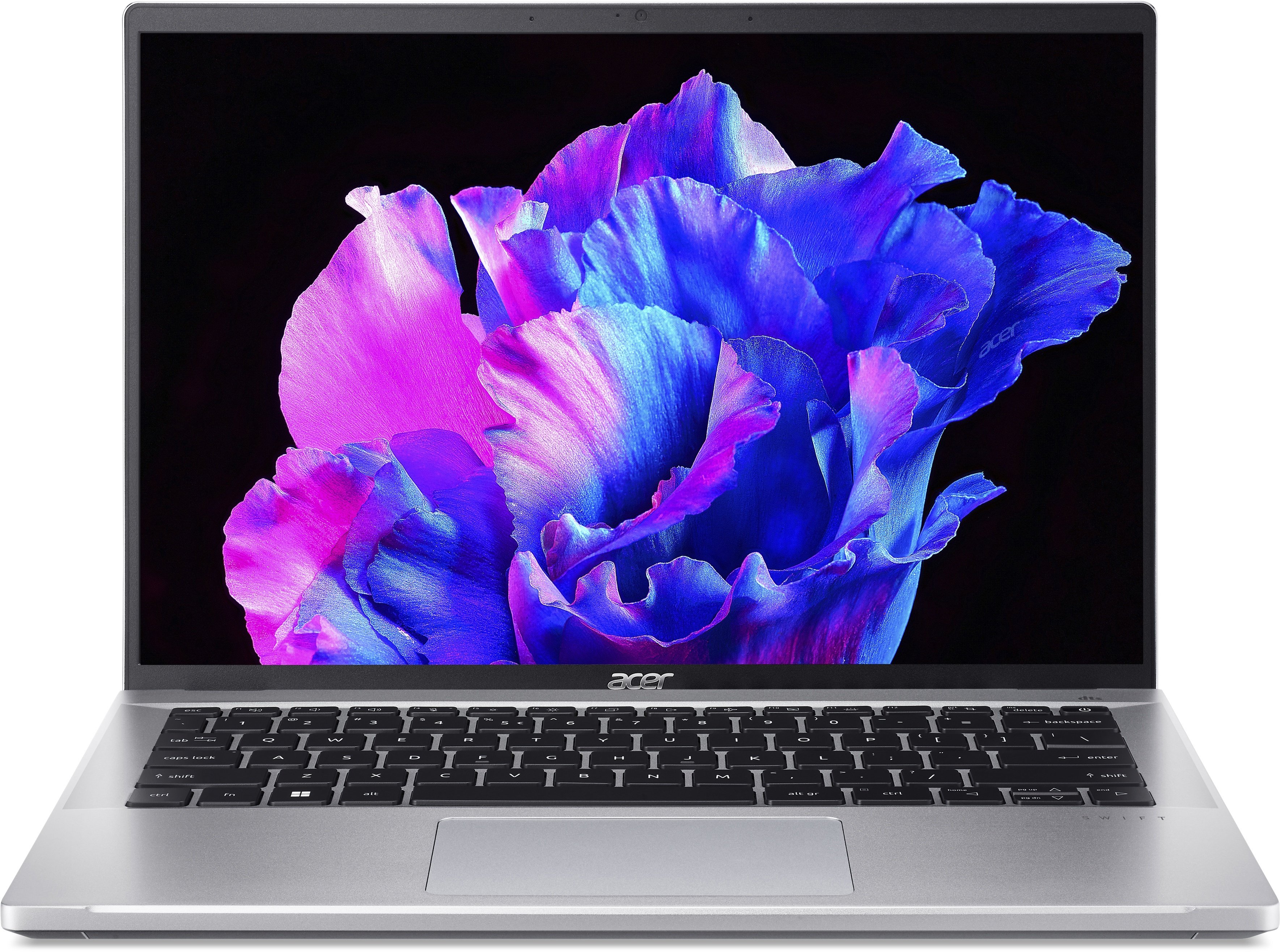 Acer Ноутбук Swift Go 14 SFG14-72 14" 2.8K OLED, Intel U5-125H, 16GB, F1TB, UMA, Win11, сріблястий