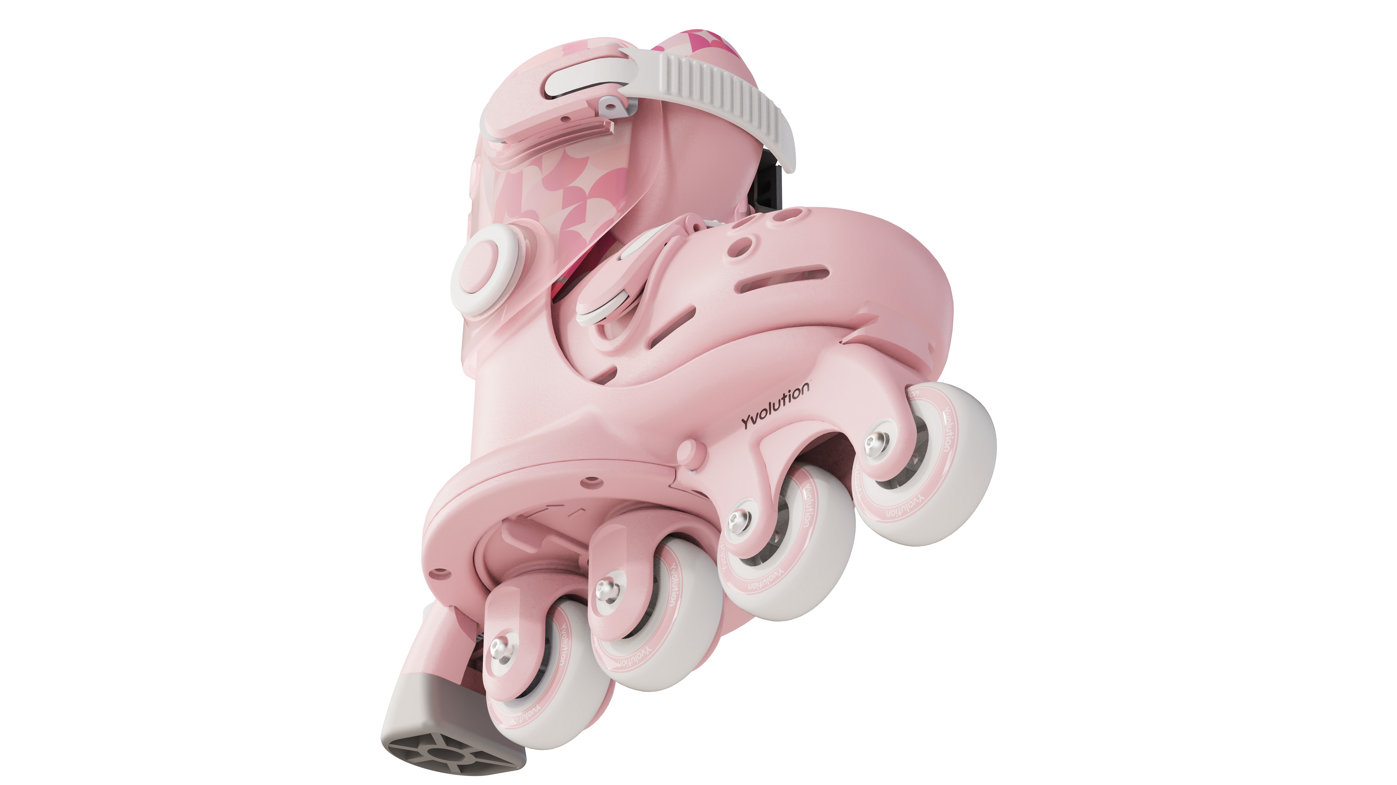 YVolution Ролики Switch Skates Рожеві