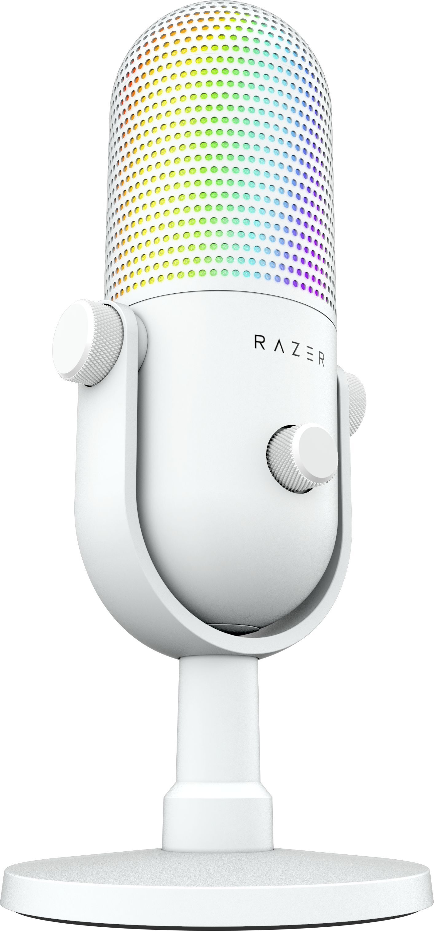 Razer Мікрофон геймінговий Seiren V3 Chroma, Uni, RGB, USB-A, 2м, білий