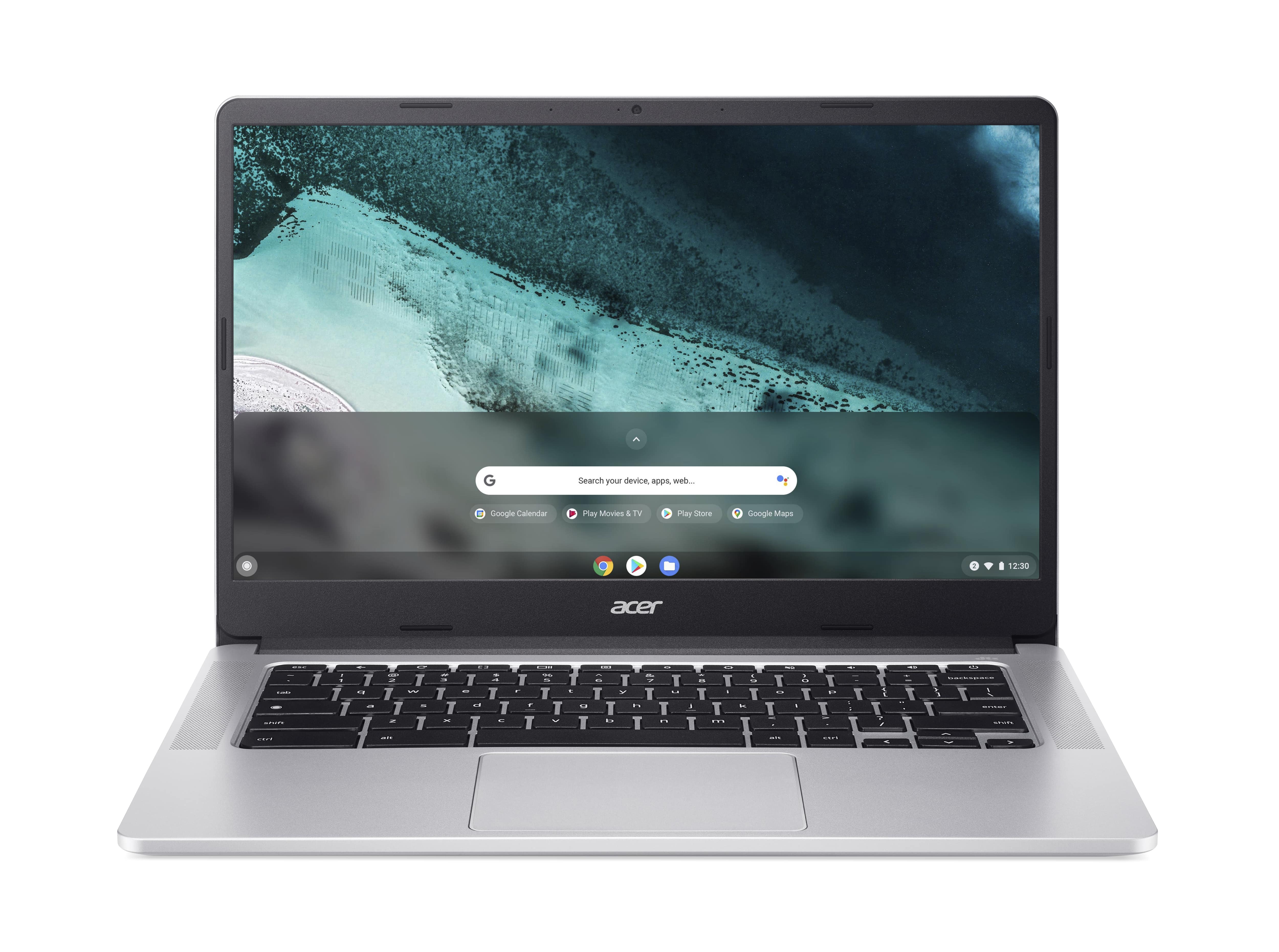 Acer Ноутбук Chromebook CB314-3H 14" FHD IPS, Intel C N4500, 8GB, F128GB, UMA, ChromeOS, сріблястий