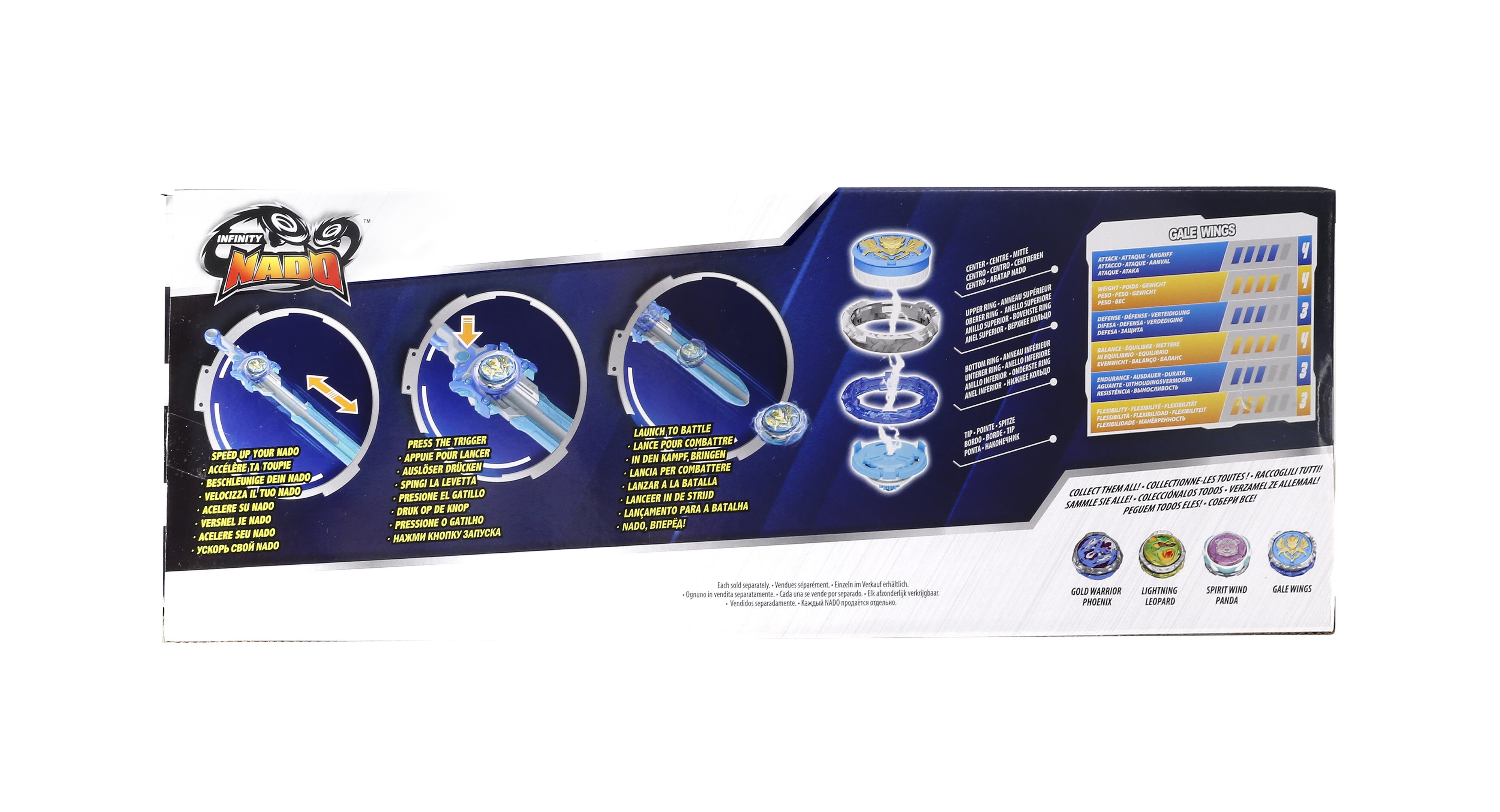 Infinity Nado Дзиґа VI Power Pack Крила Бурі (Gale Wings)