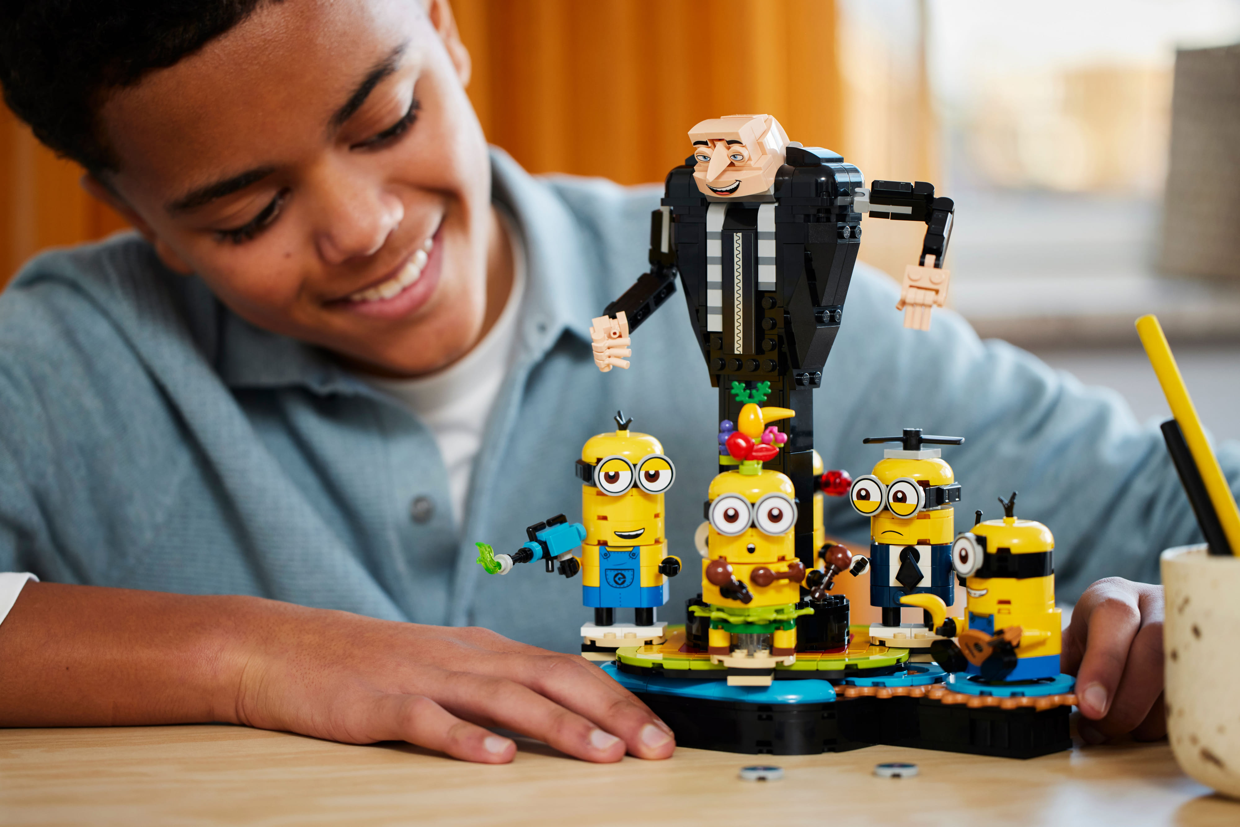 LEGO Конструктор Despicable Me 4 Ґру й посіпаки з кубиків