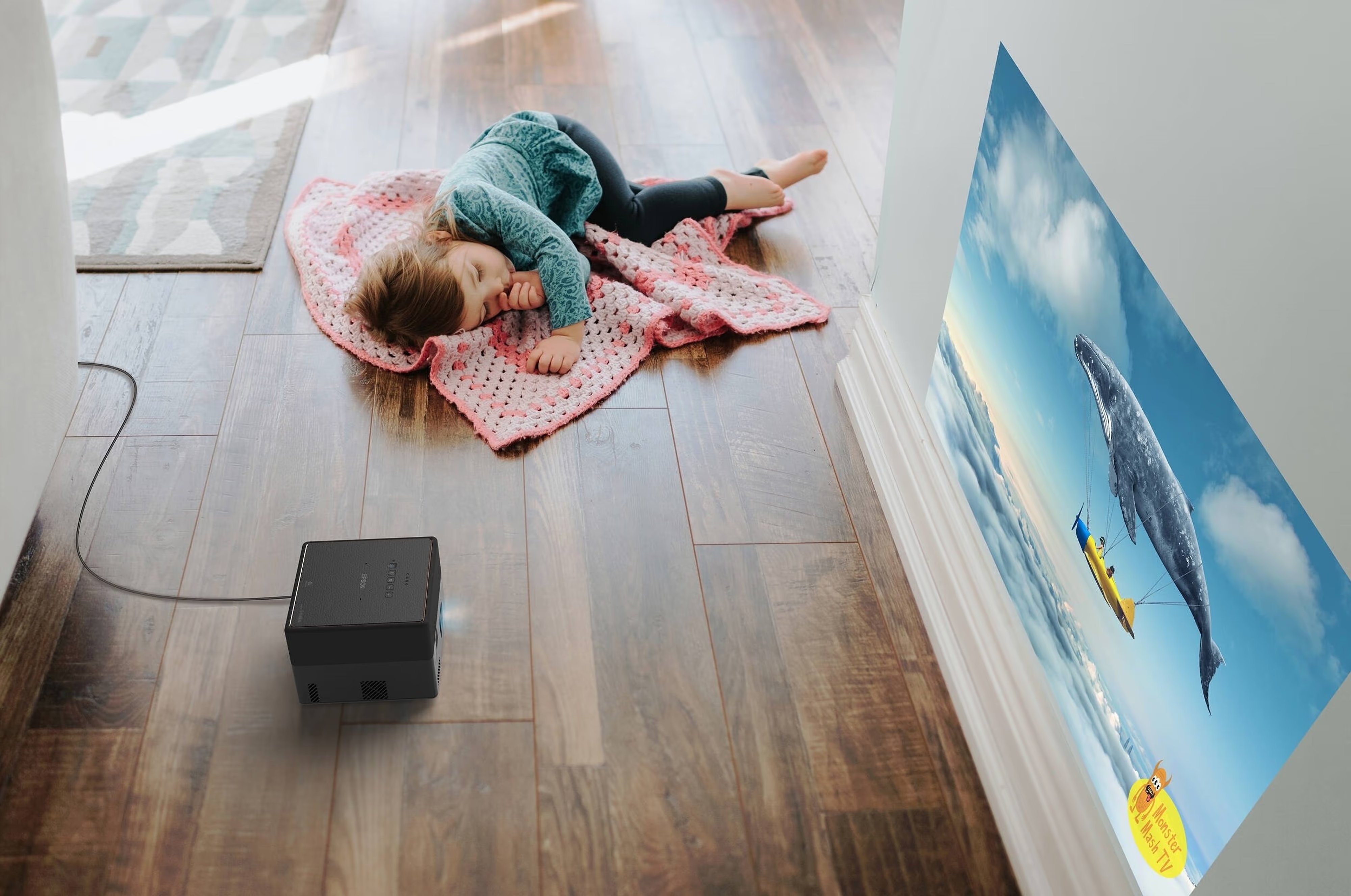 Epson Проєктор EF-12 (3LCD, FHD, 1000 lm, LASER) Android TV
