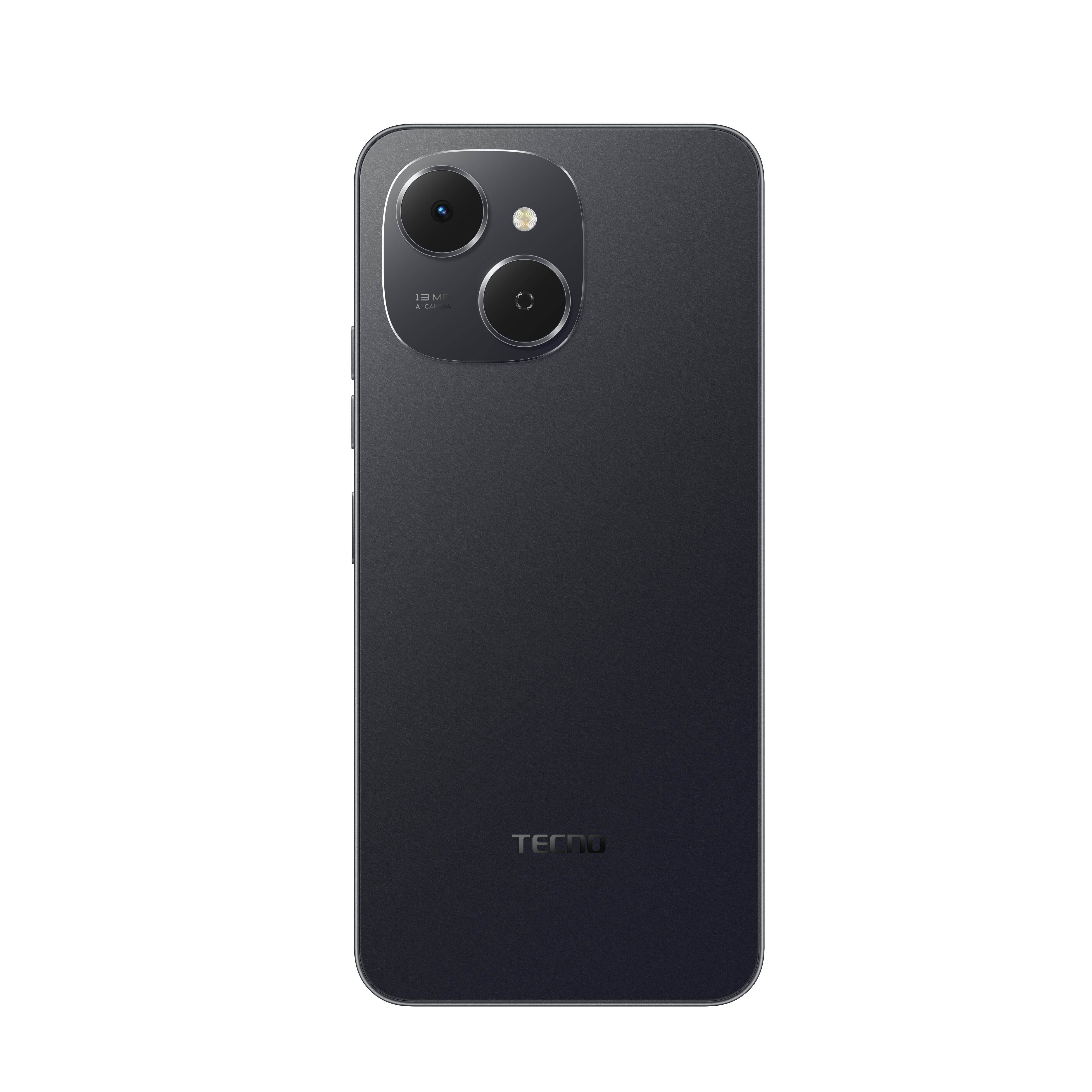 TECNO Смартфон Spark 40C (KM4k) 6.67" 4/128ГБ, 2SIM, 6000мА • рік, Ink Black