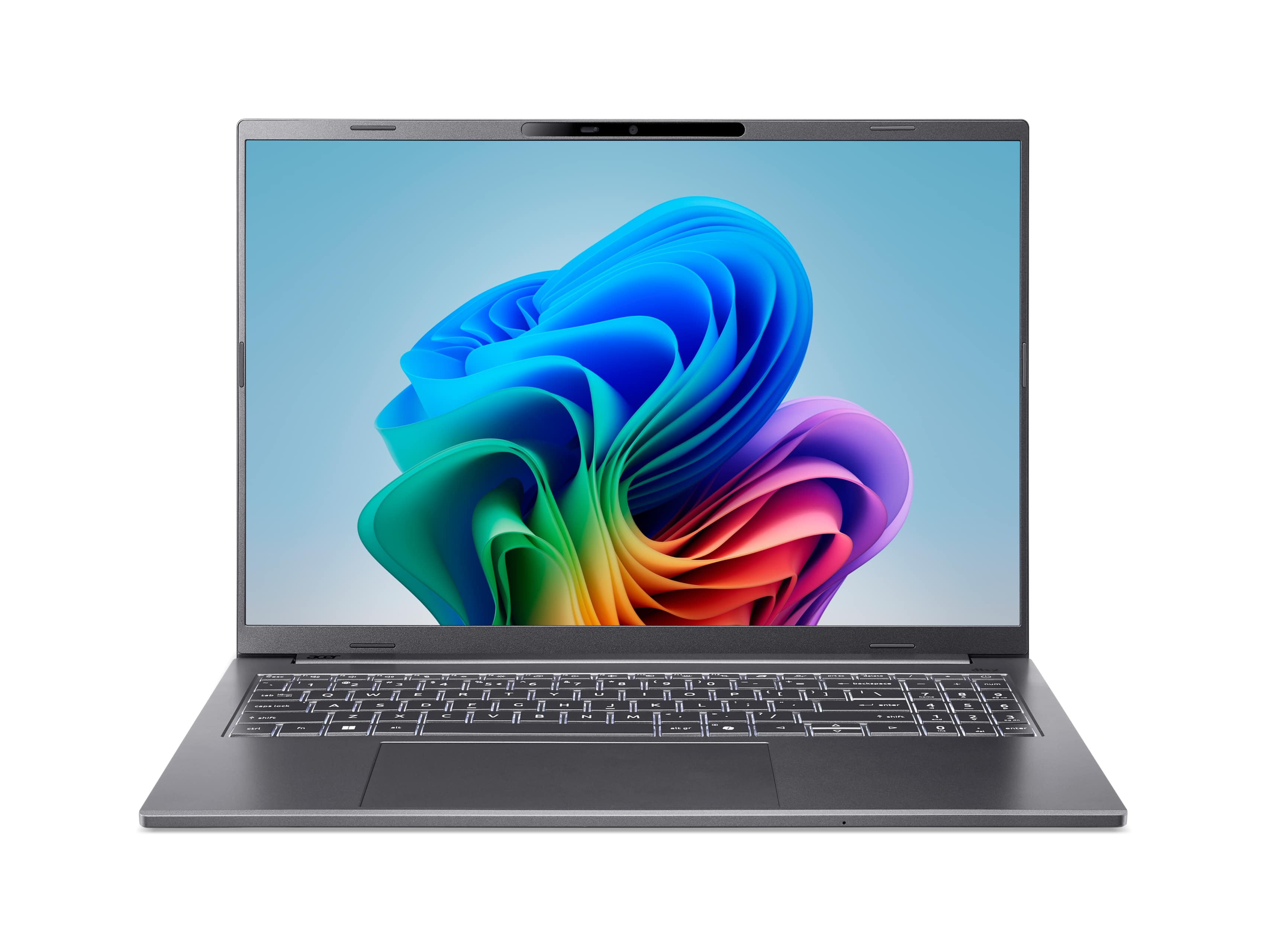 Acer Ноутбук Acer Aspire 16 A16-11M 16" WUXGA IPS, Quallcomm X X1-26-100, 32GB, F1TB, UMA, Win11, сірий