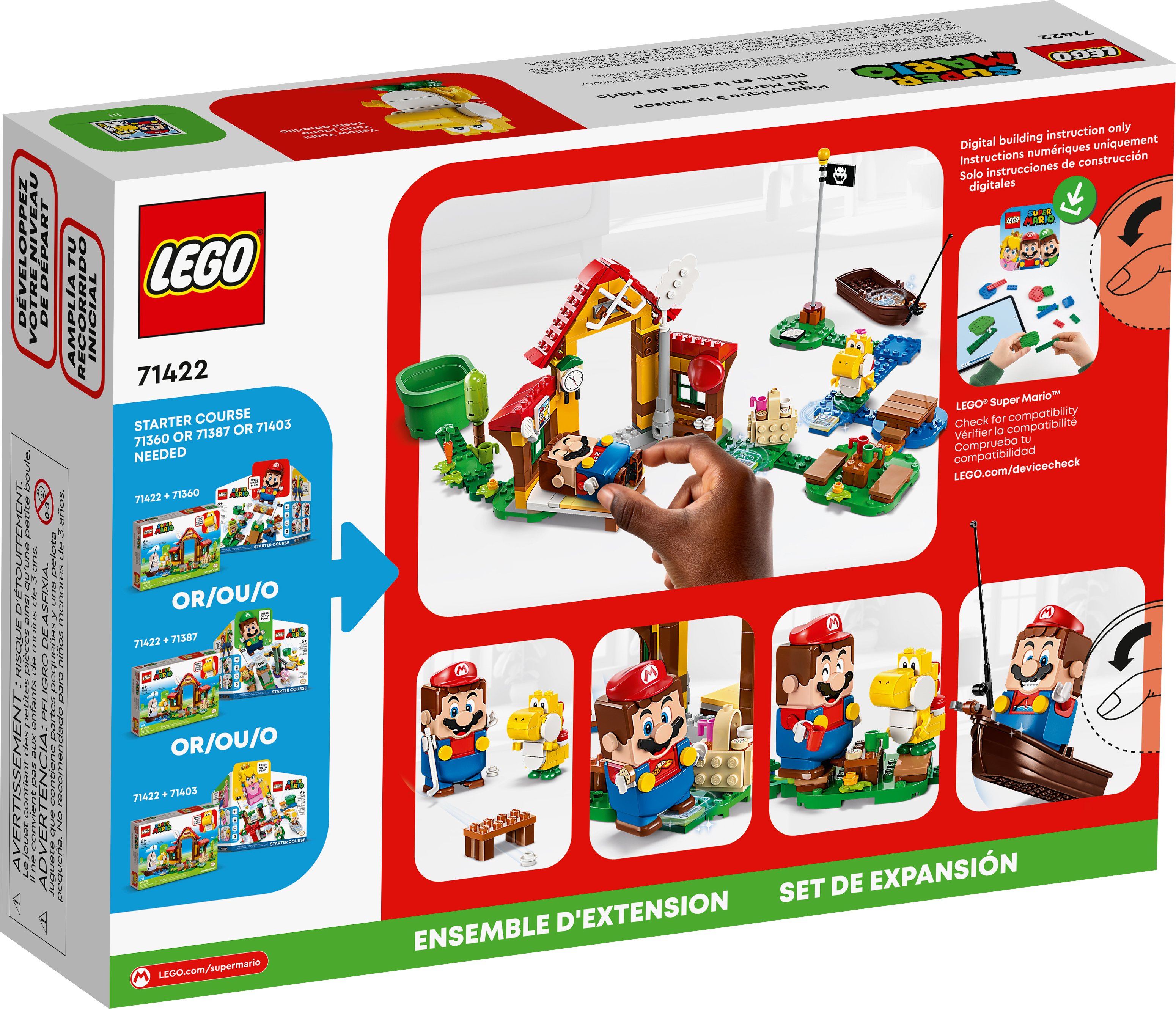 LEGO Конструктор Super Mario Пікнік у будинку Маріо. Додатковий набір