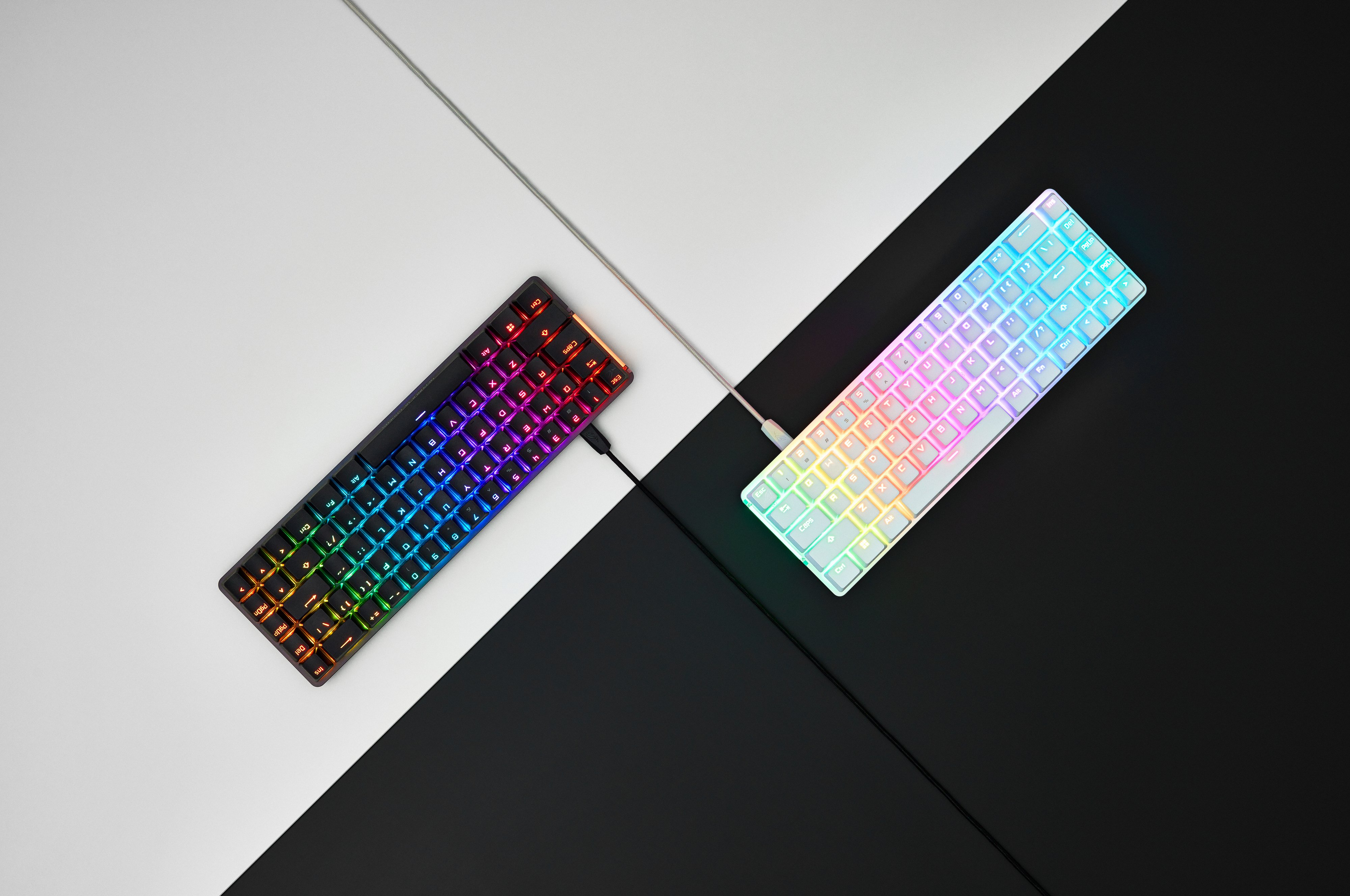 ASUS Клавіатура ROG Falchion Ace LED 68key NX RD USB White