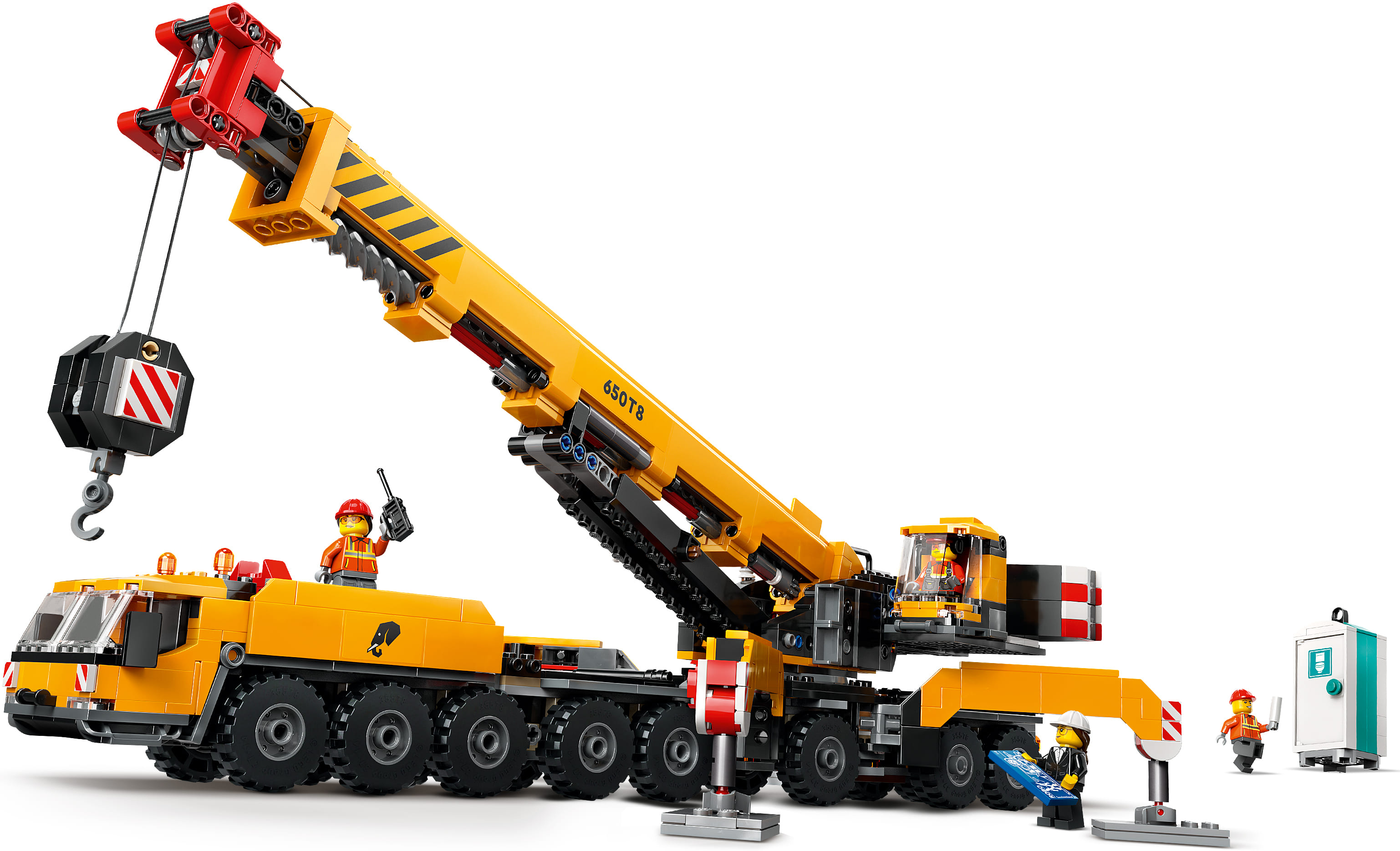 LEGO Конструктор City Жовтий пересувний будівельний кран