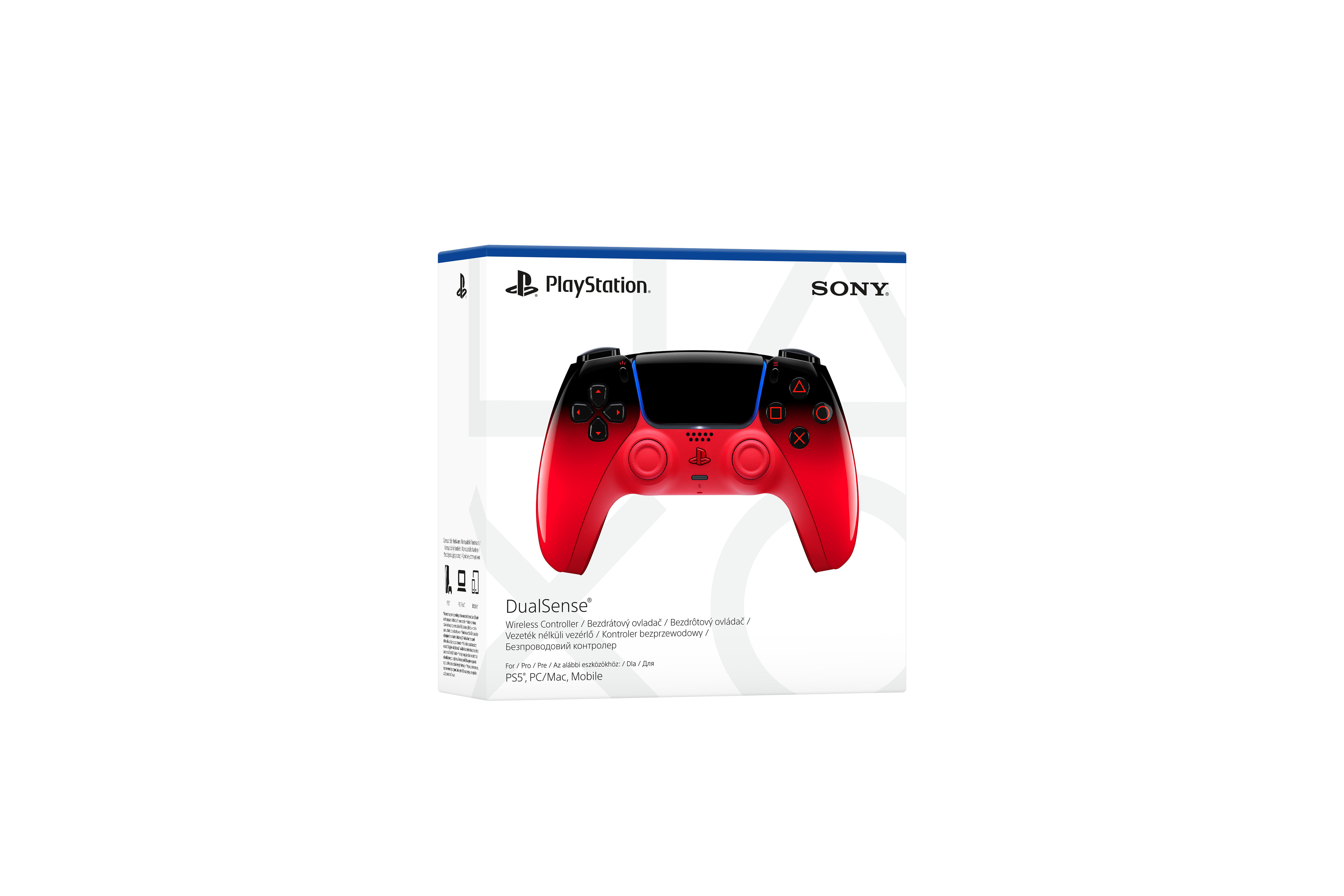 PlayStation Геймпад 5 Dualsense BT, Techno Red
