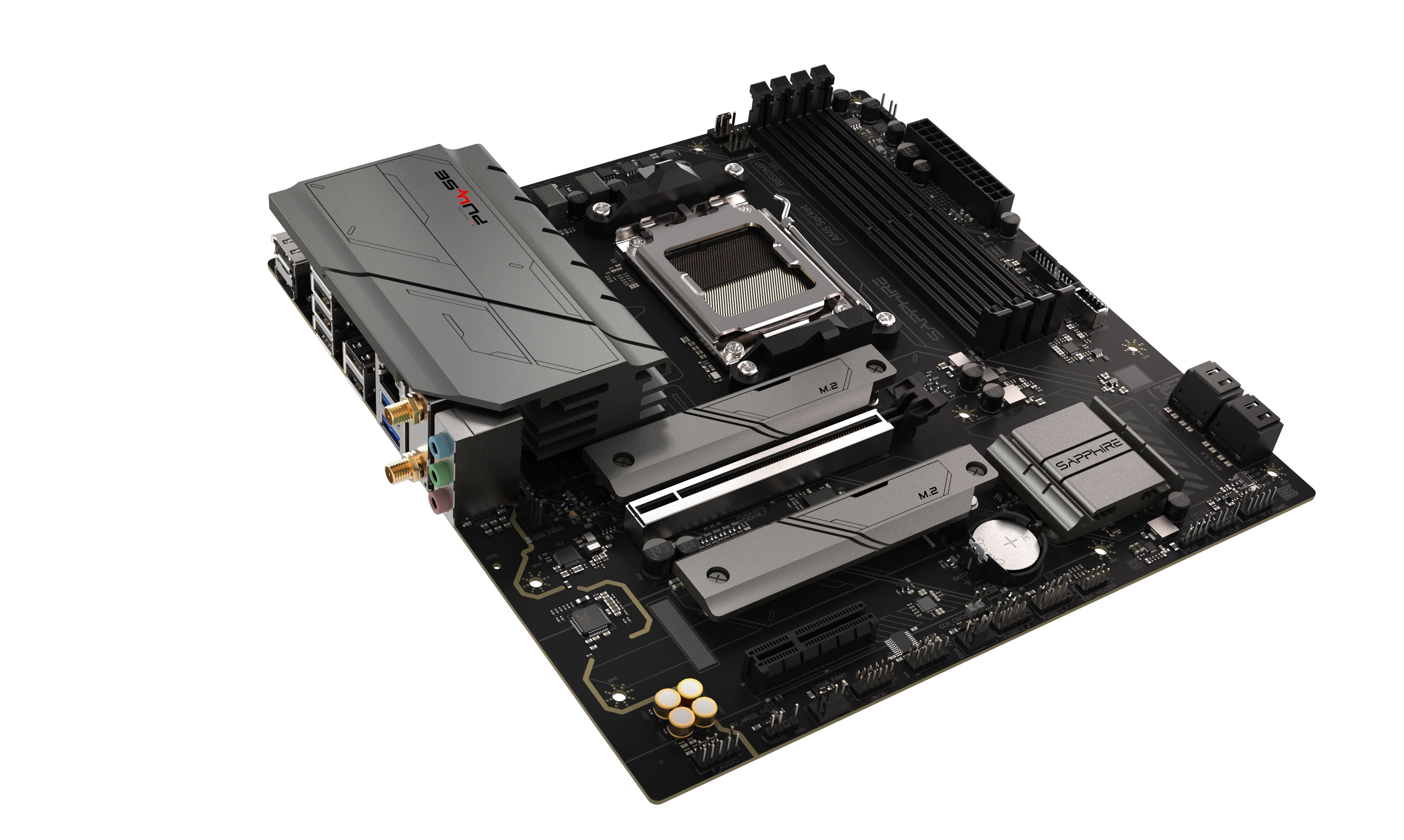 SAPPHIRE Motherboard PULSE B850 WIFI sAM5 B850 4xDDR5 M.2 HDMI DP WiFi BT mATX SAPPHIRE Motherboard PULSE B850 WIFI sAM5 B850 4xDDR5 M.2 HDMI DP WiFi BT mATX