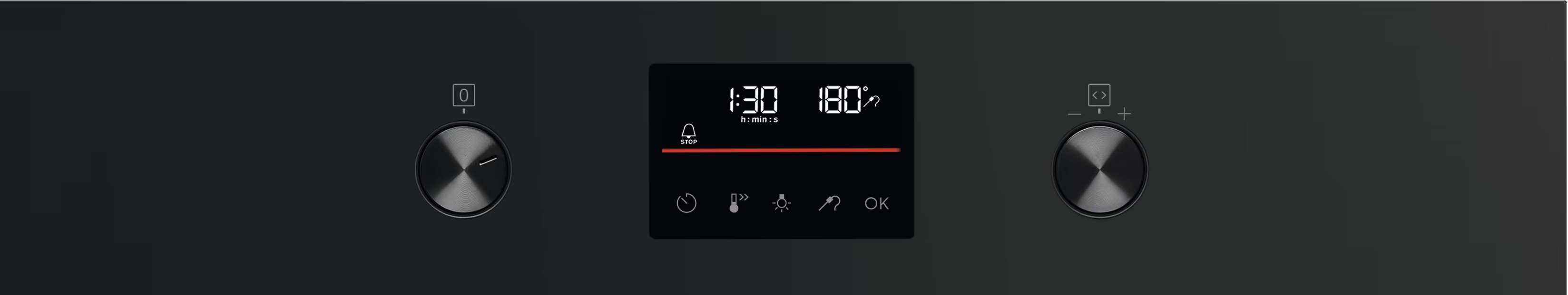 Electrolux Духова шафа електрична, 72л, A+, пара, дисплей, конвекція, телескопічні напрямні, чорний