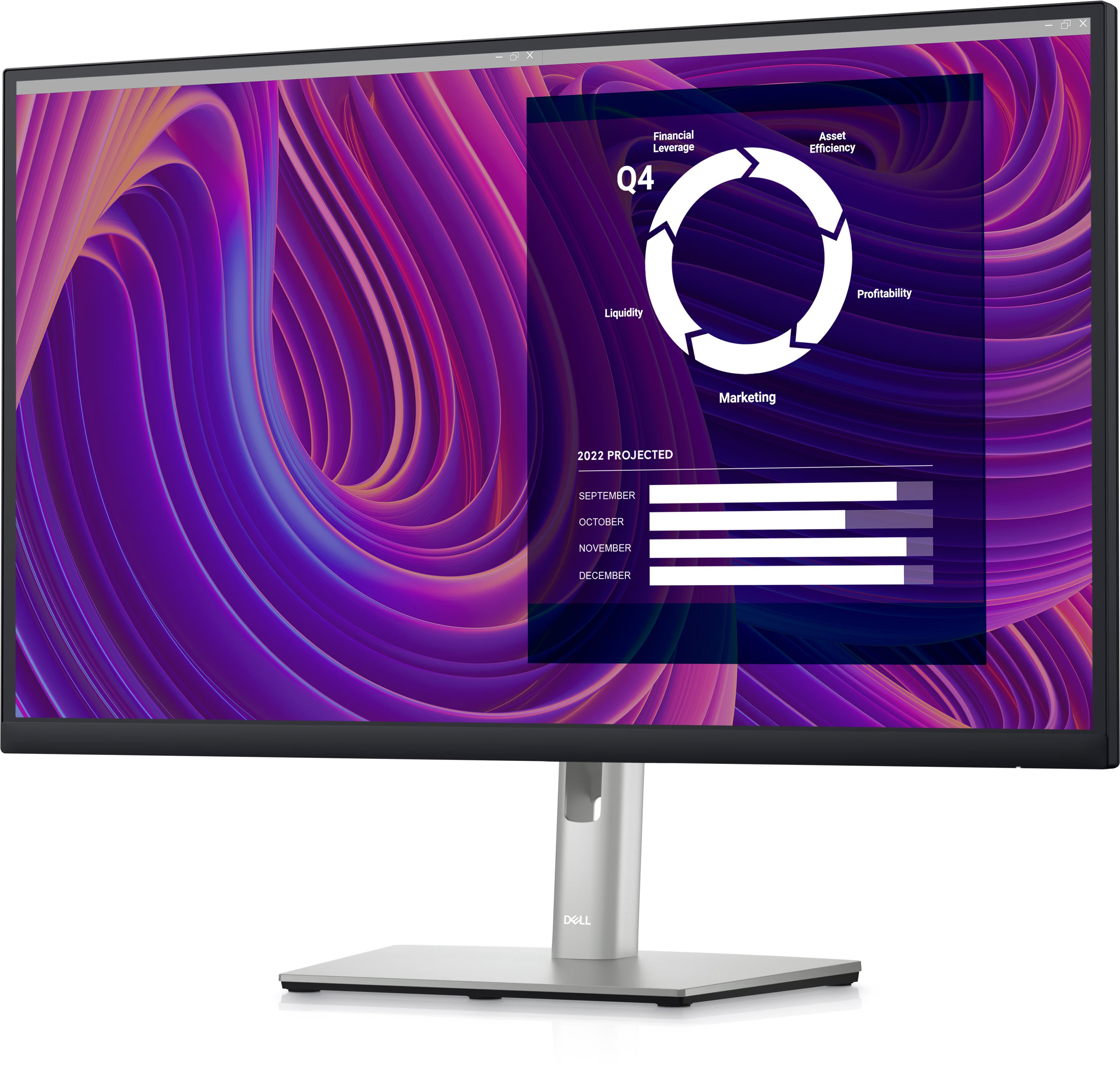 Dell Монітор LCD 27` P2723D HDMI, DP, USB, IPS, 2560x1440, 99%sRGB, Pivot