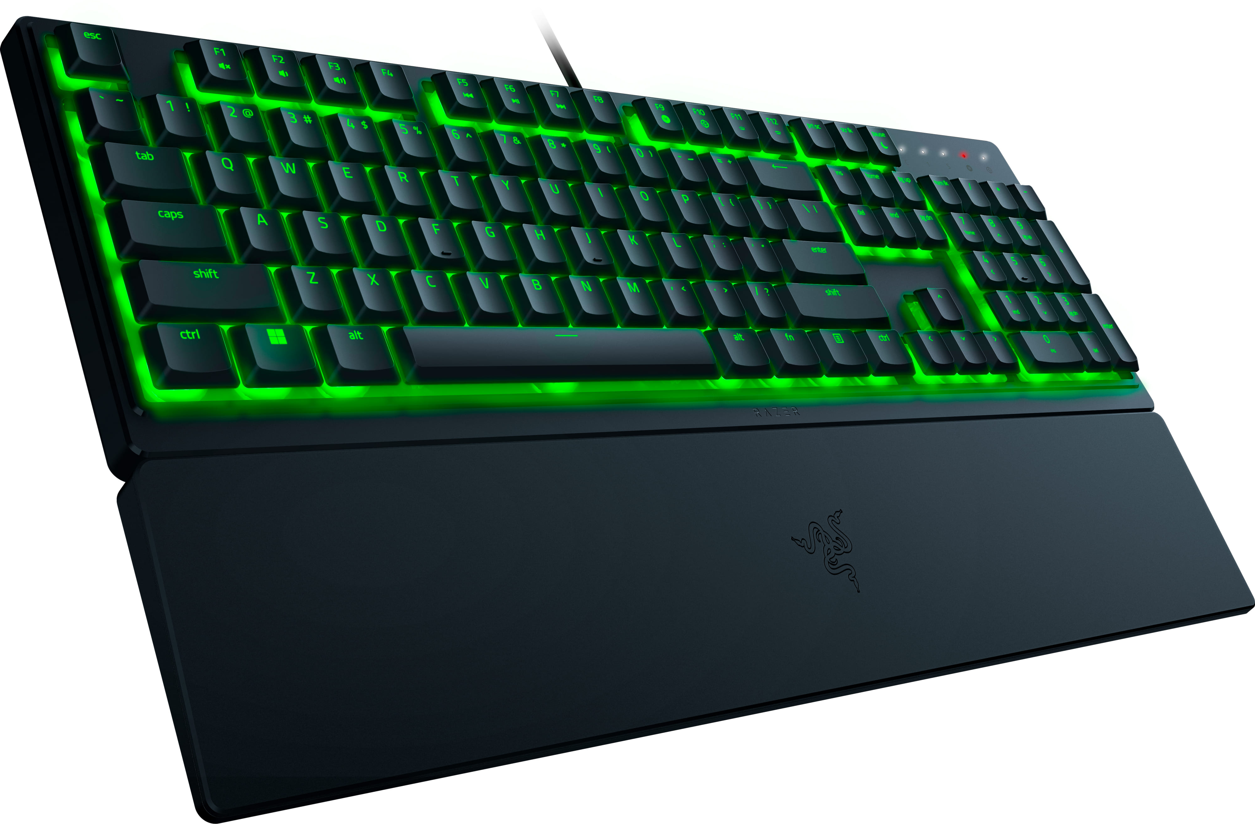 Razer Клавіатура мембранна Ornata V3 X 104key, USB-A, EN/UK, RGB, чорний