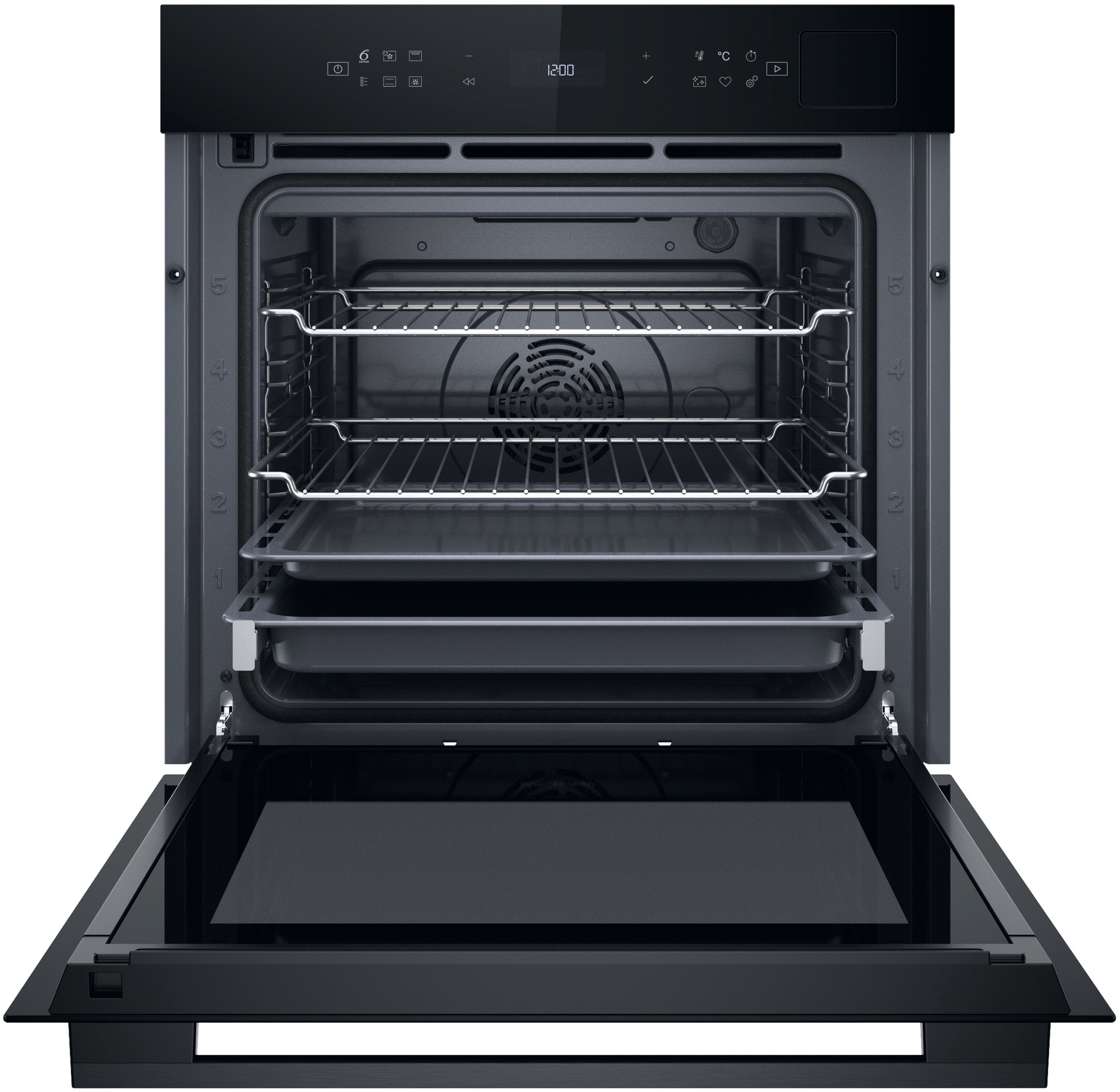 Whirlpool Духовий шафа електричний, 73л, A+, дисплей, конвекція, піроліз, телескопічні напрямні, чорний Whirlpool Духовий шафа електричний, 73л, A+, дисплей, конвекція, піроліз, телескопічні напрямні, чорний
