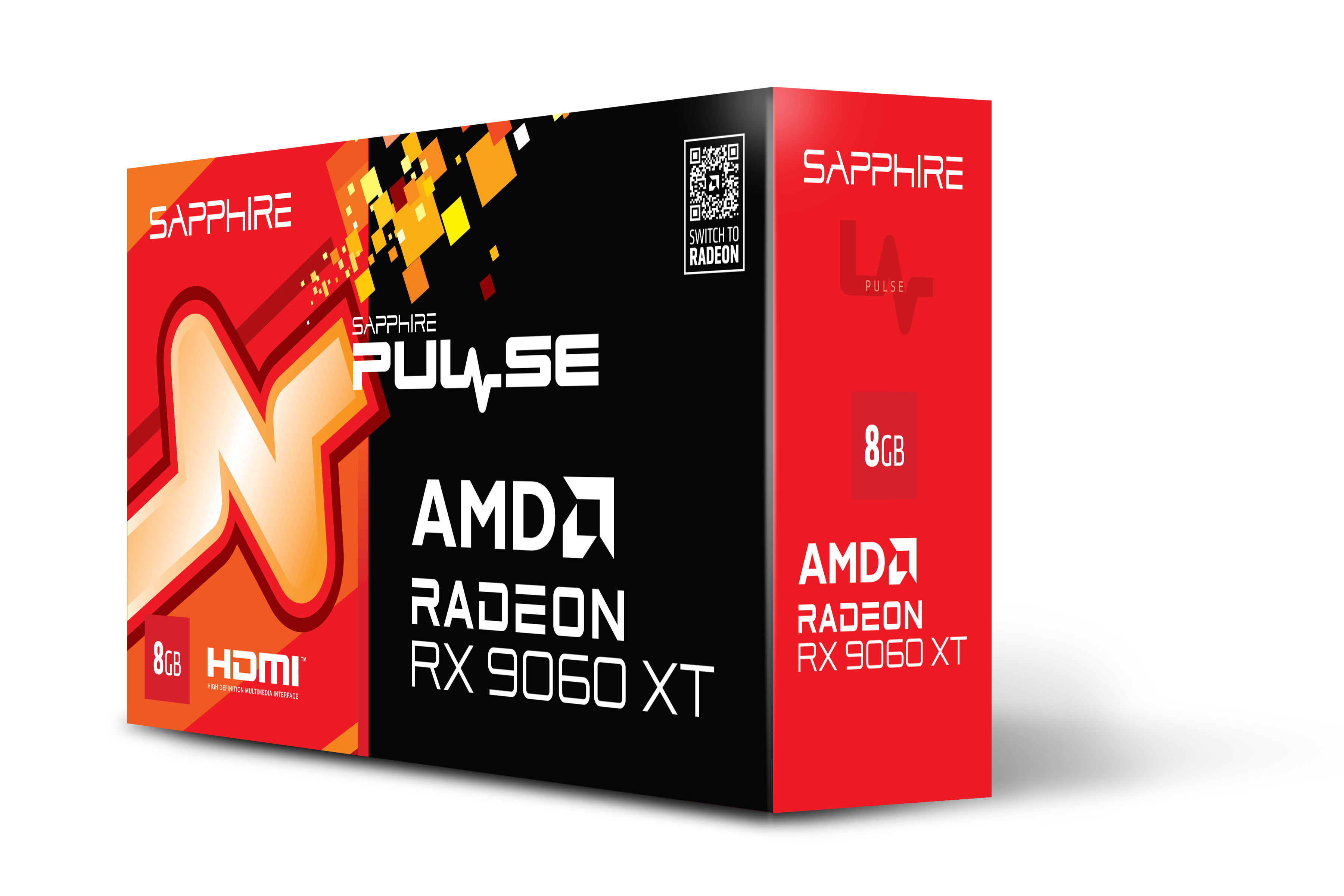 SAPPHIRE Відеокарта Radeon RX 9060 XT 8GB GDDR6 PULSE GAMING OC SAPPHIRE Відеокарта Radeon RX 9060 XT 8GB GDDR6 PULSE GAMING OC