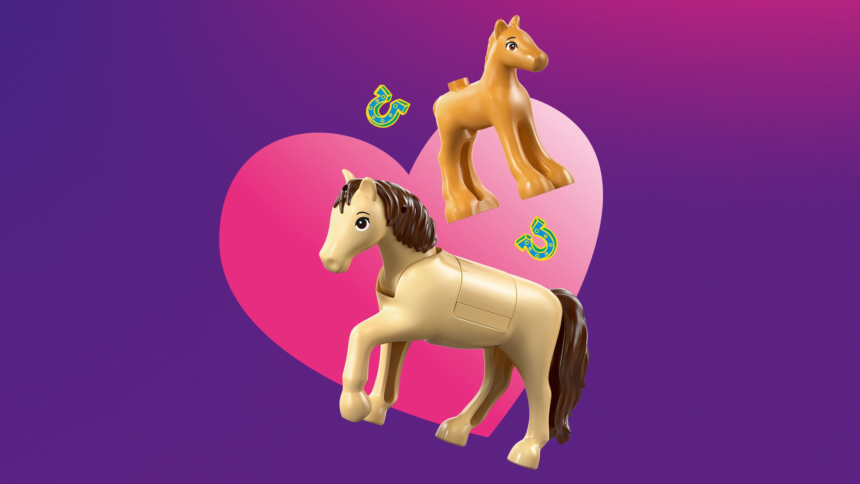 LEGO Конструктор LEGO Friends Причіп для коня та коня