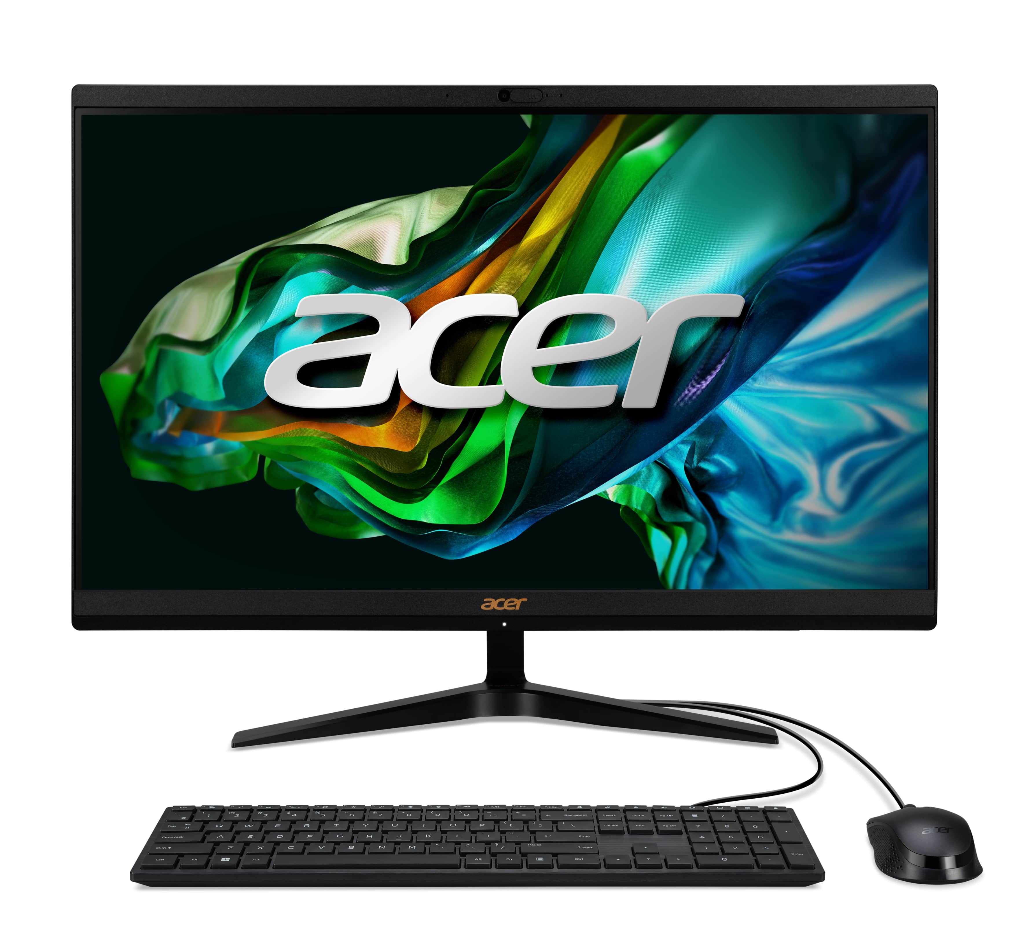 Acer Комп'ютер персональний моноблок Aspire C24-1800 23.8" FHD, Intel i3-1305U, 16GB, F512GB, UMA, WiFi, кл м, без ОС, чорний