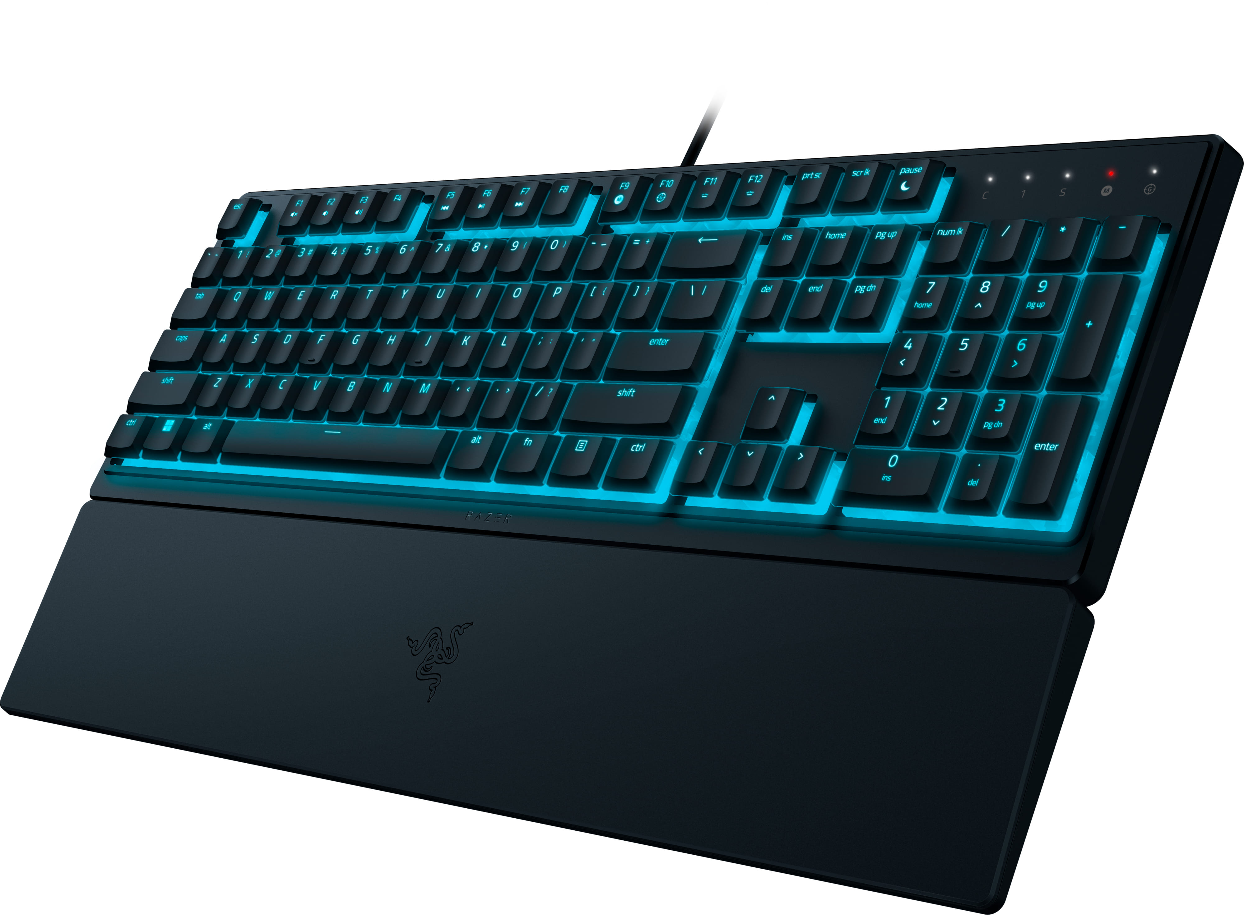 Razer Клавіатура мембранна Ornata V3 X 104key, USB-A, EN/UK, RGB, чорний