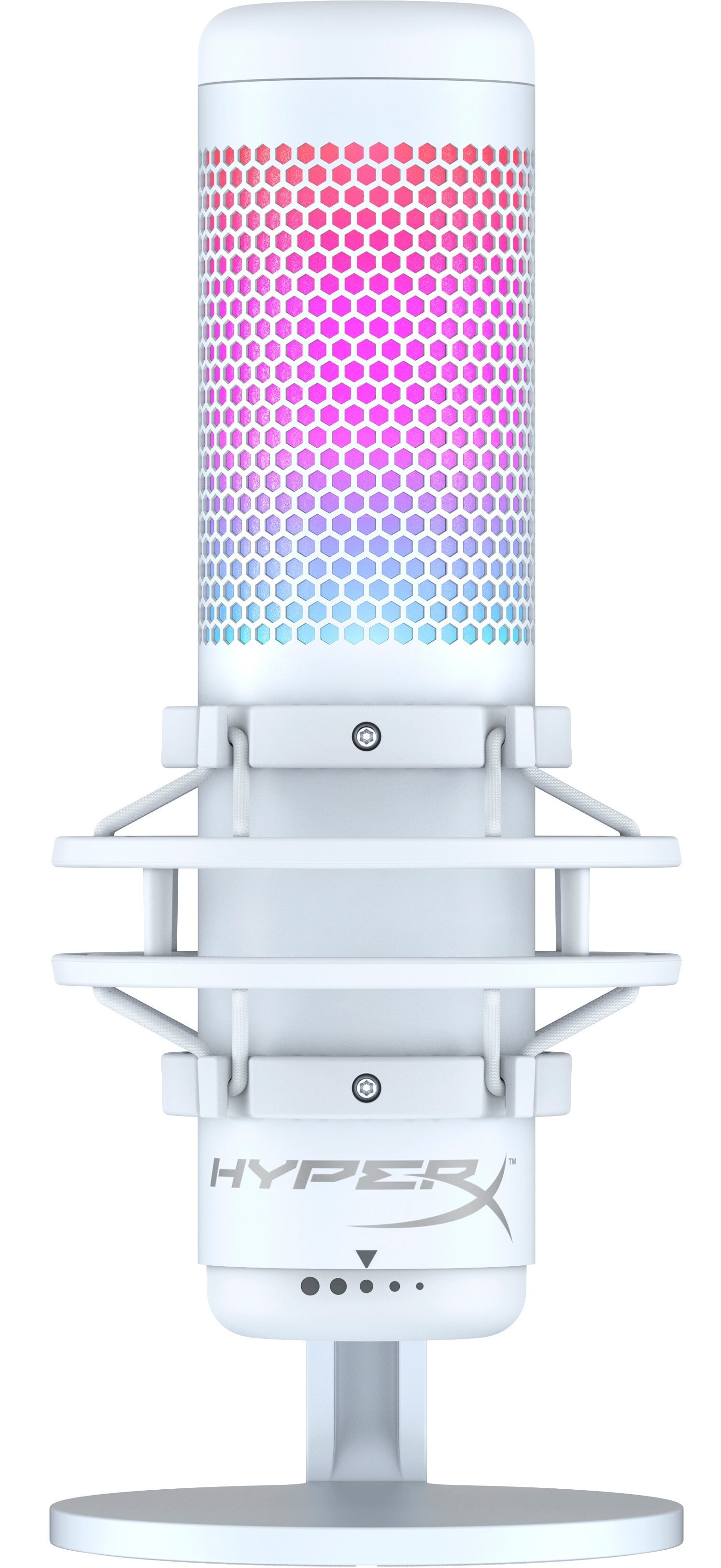 HyperX Мікрофон QuadCast S RGB, White/Grey